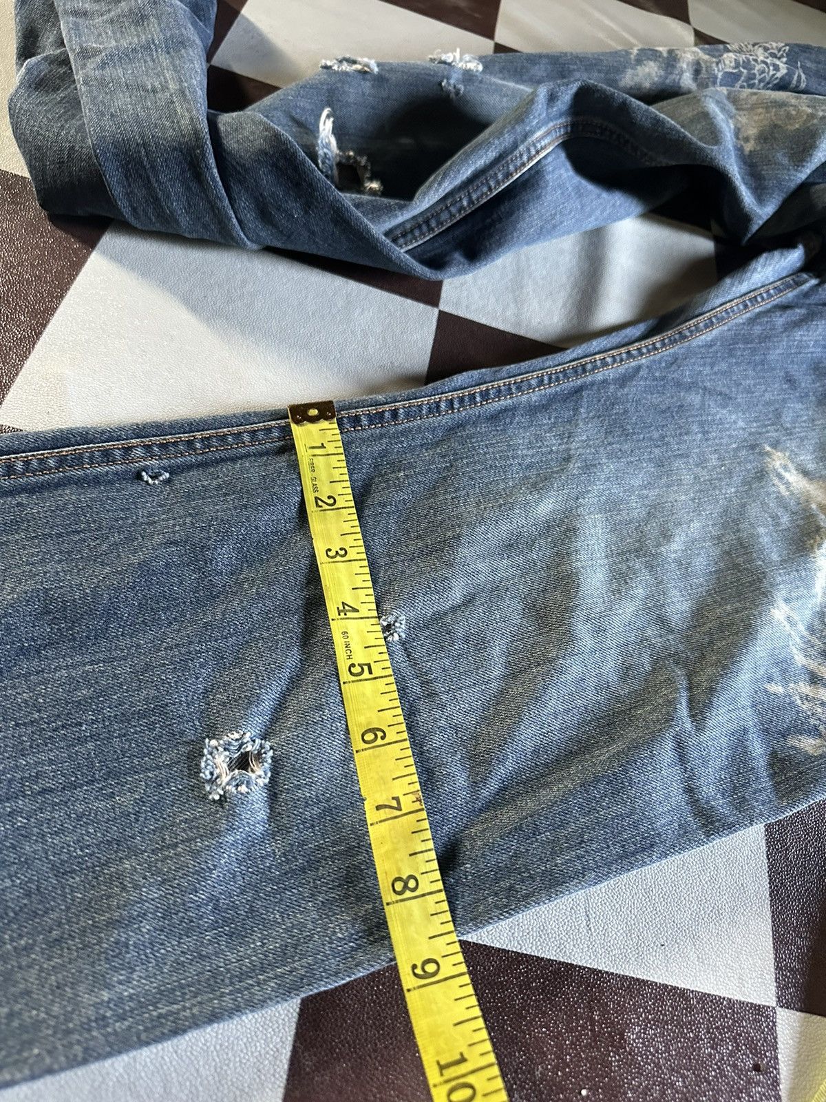 Eternal Eternal dragon printed denim jeans Size US 32 / EU 48 - 15 Thumbnail
