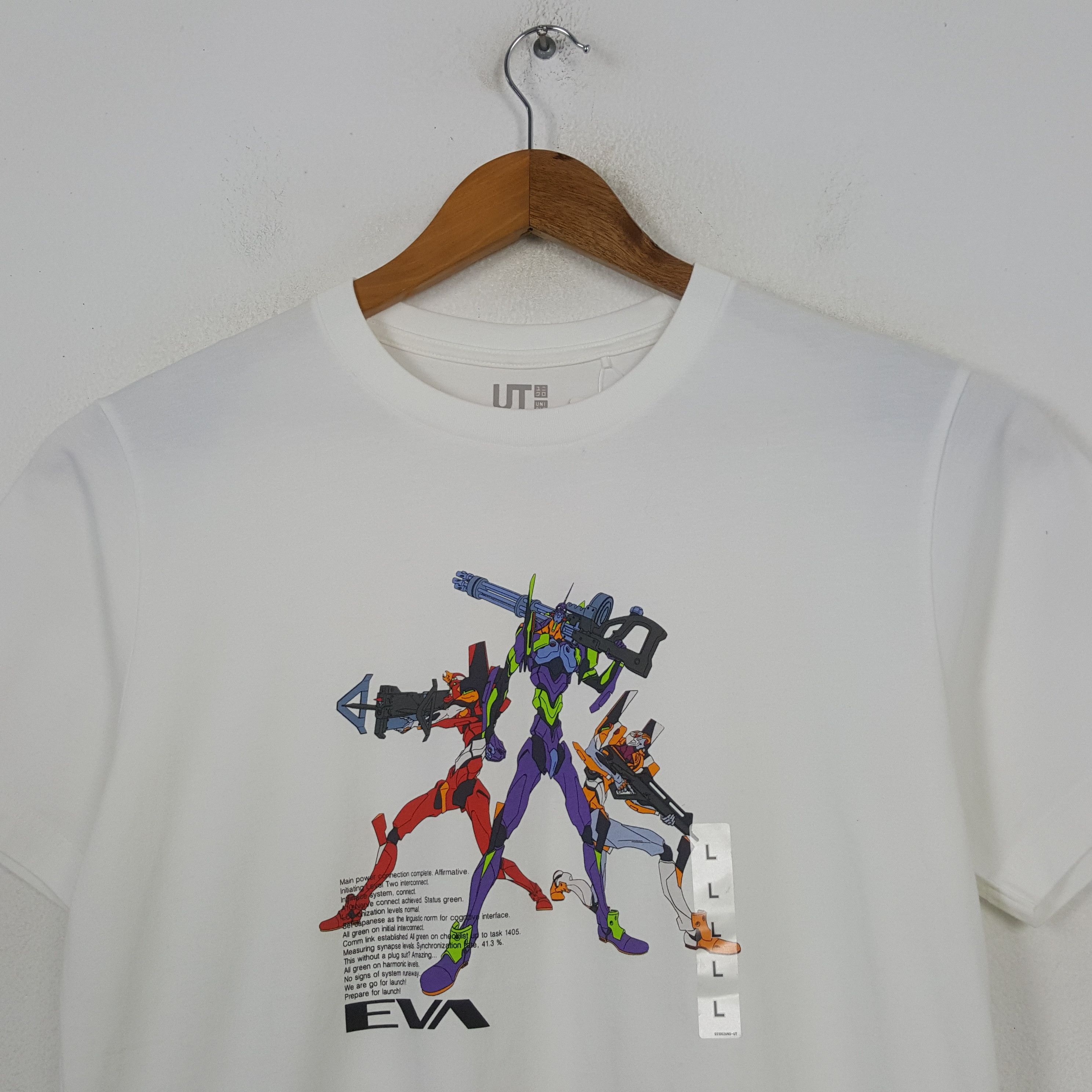Anime Vintage Neon Genesis Evangelion Japan Animated T-shirt RR2 Size US L / EU 52-54 / 3 - 2 Thumbnail