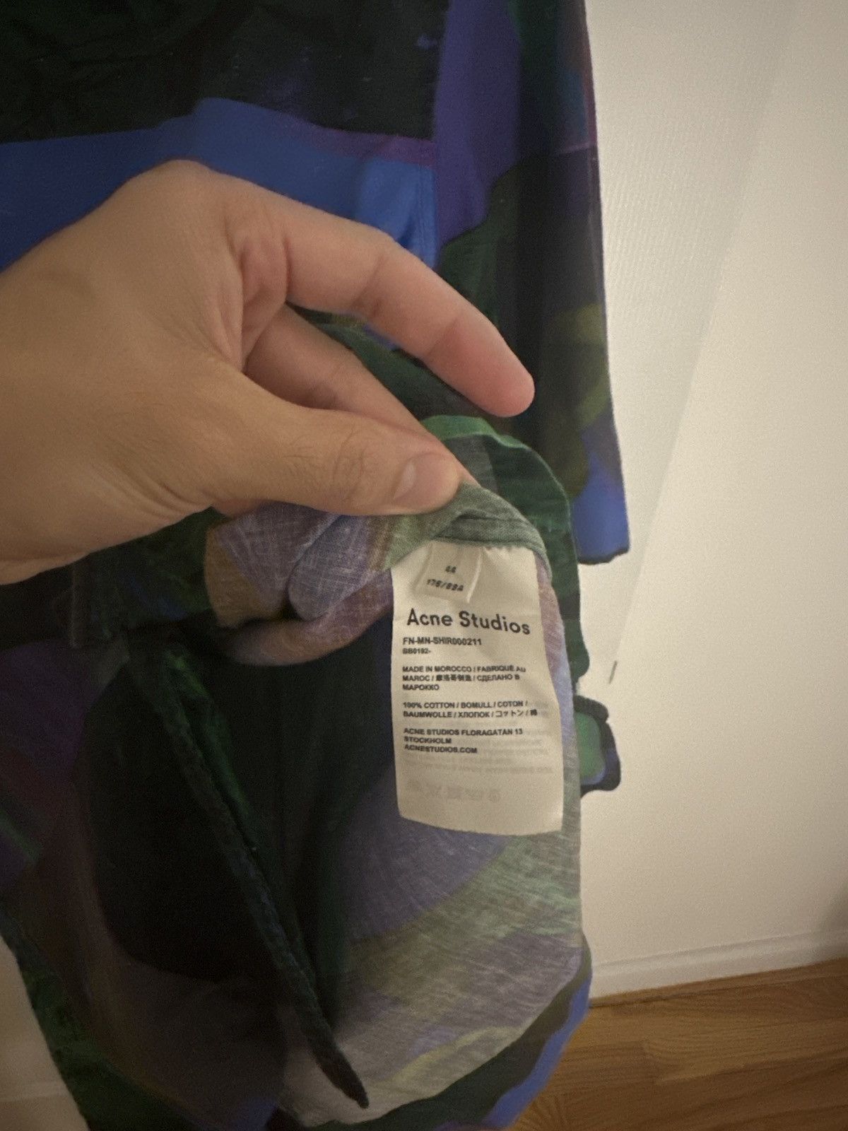 Acne Studios SS20 Acne Studios Simon Plant Vacation Shirt Button Up Size US S / EU 44-46 / 1 - 4 Thumbnail