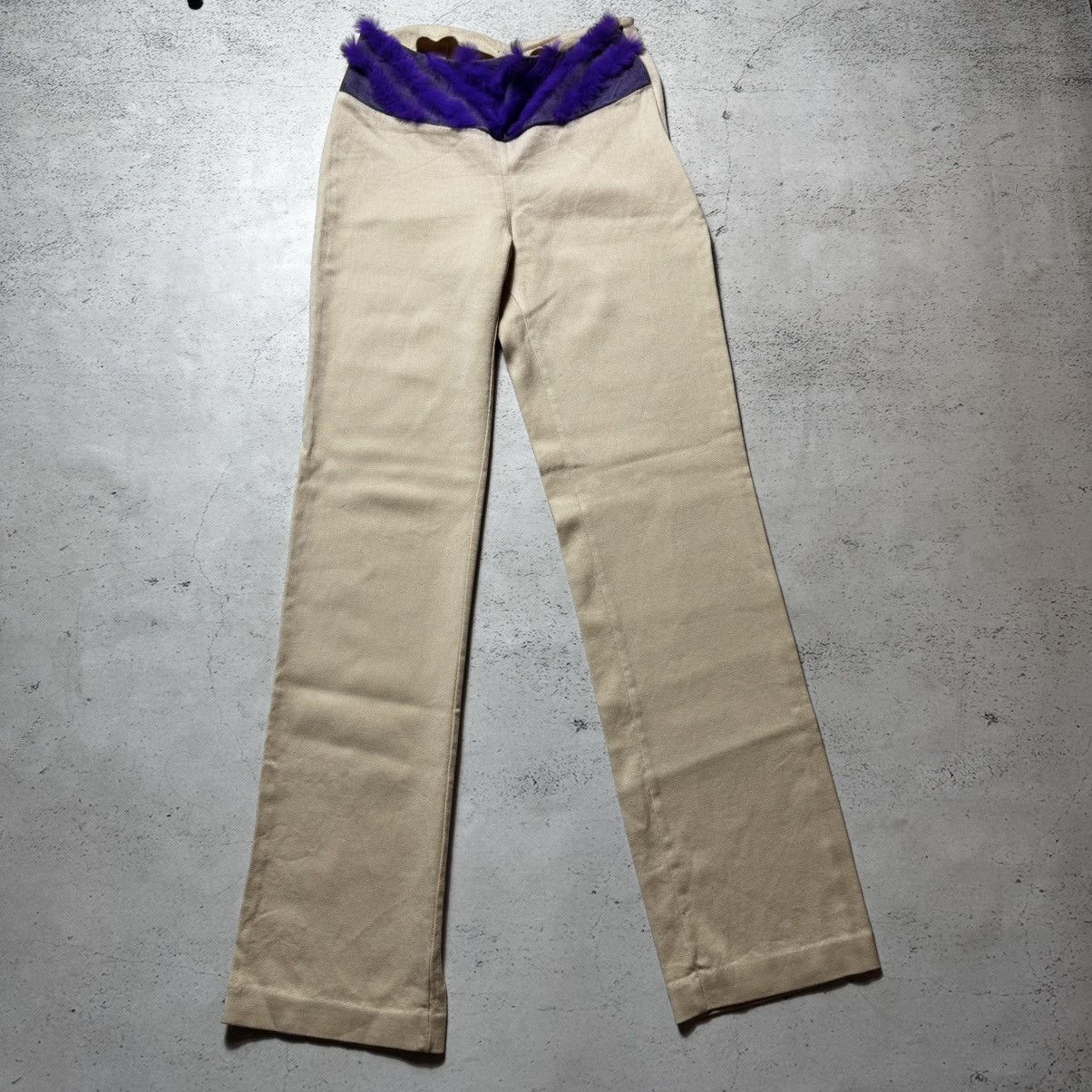 luxury versace wool pants very rare