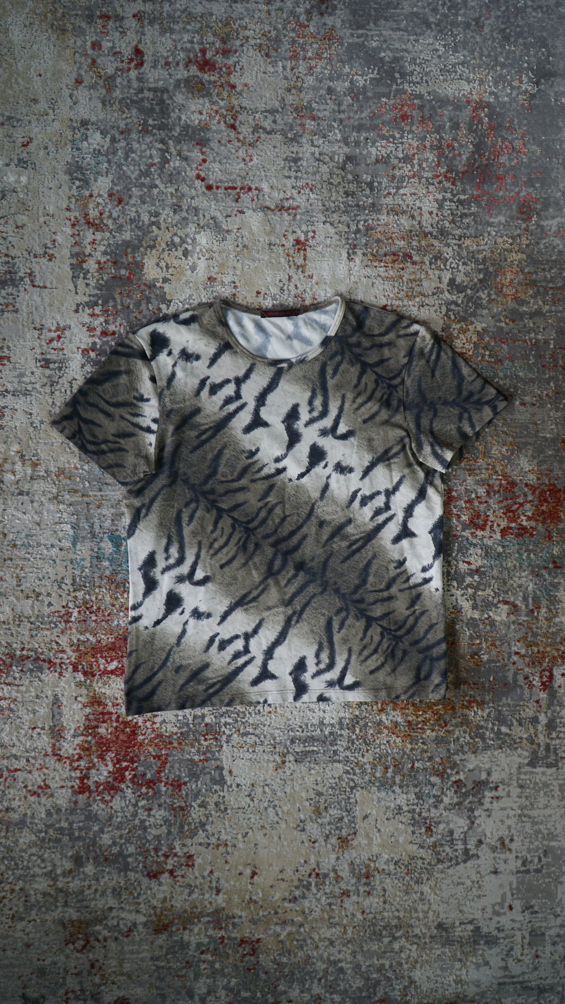 Roberto Cavalli zebra animal print T-shirt
