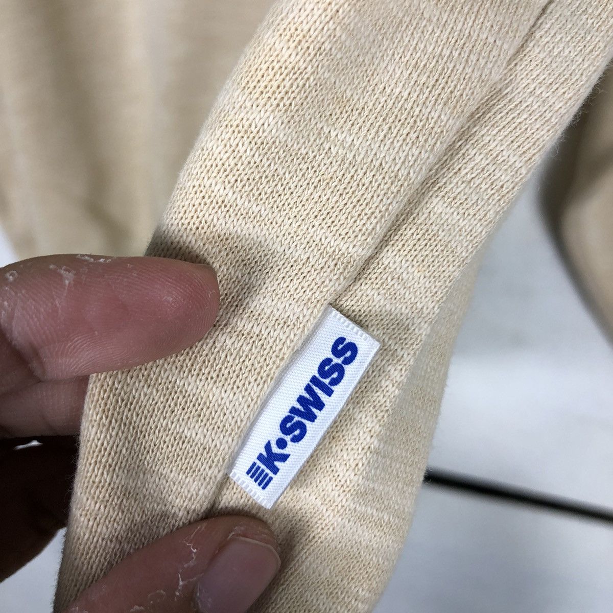 K-Swiss × Vintage Vintage K swiss Sweatshirt 90s design rare medium Size US M / EU 48-50 / 2 - 12 Thumbnail