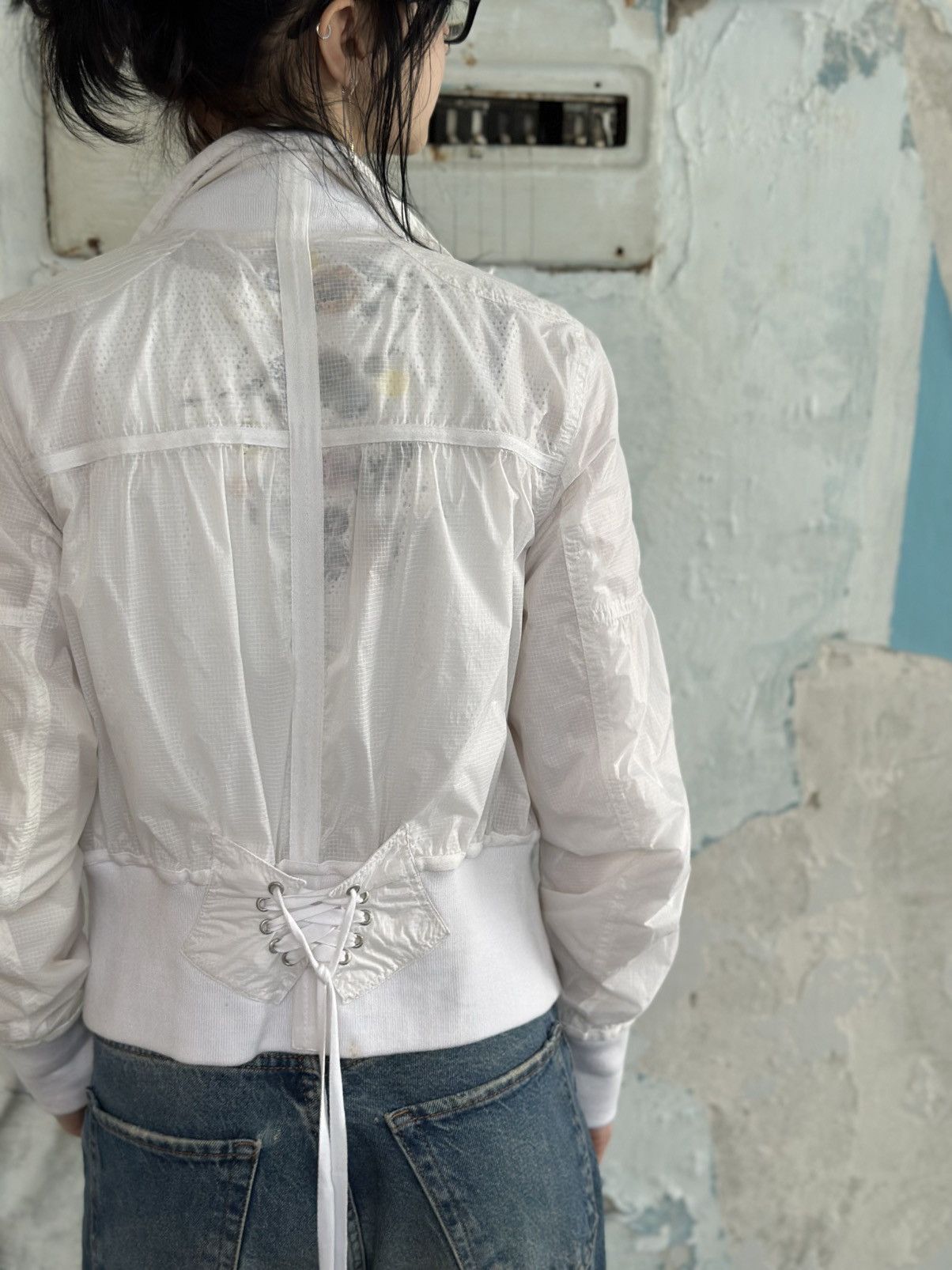If Six Was Nine VTG Women’s River Island Windbreaker Jacket Size 38 Grunge Size M / US 6-8 / IT 42-44 - 11 Thumbnail