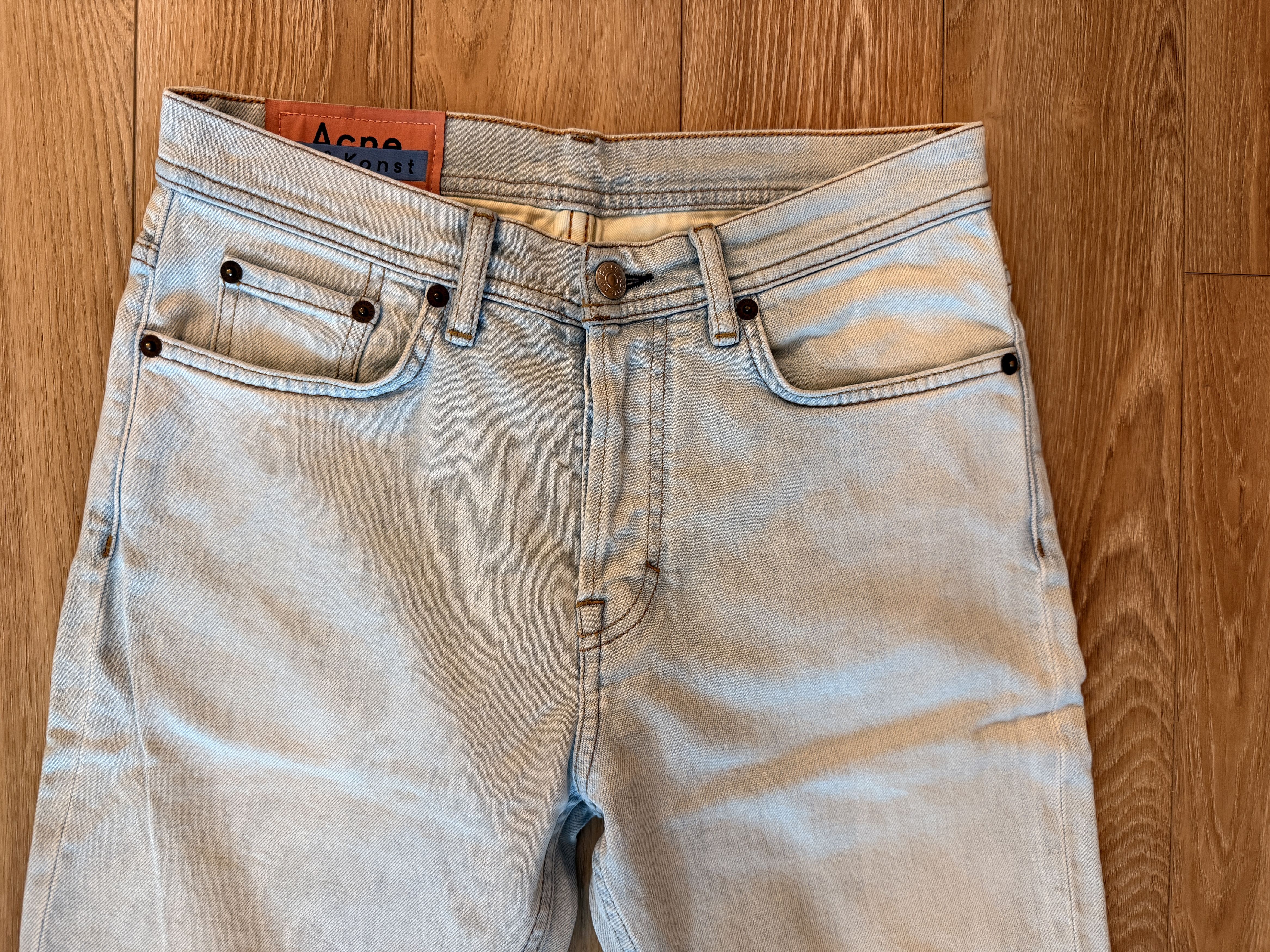 Acne Studios Acne Studios River Jeans in Light Blue (28x30) Size US 28 / EU 44 - 4 Thumbnail