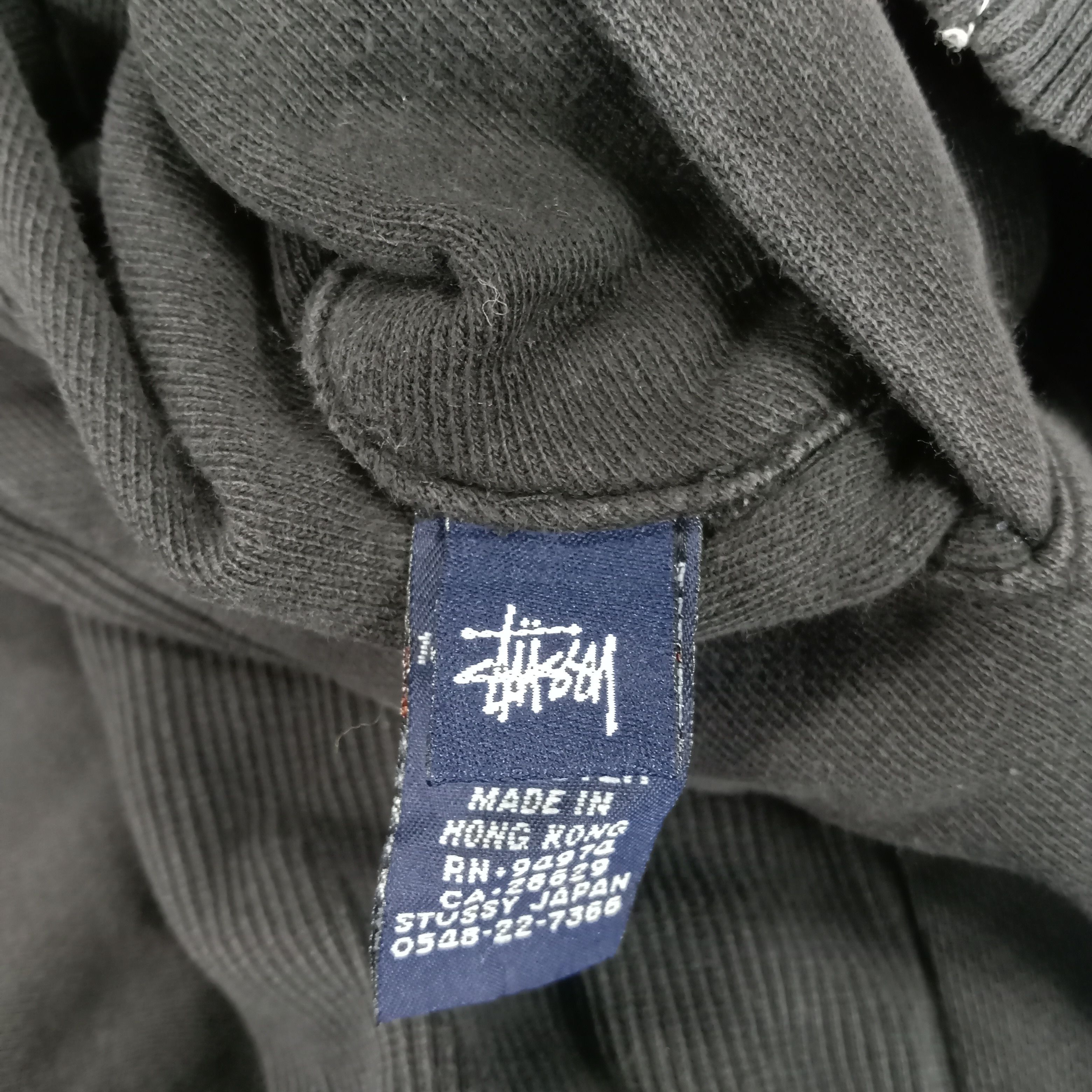 Stussy × Vintage Stussy Streetwear Style Spellout Hoodies Jacket Size US L / EU 52-54 / 3 - 8 Thumbnail