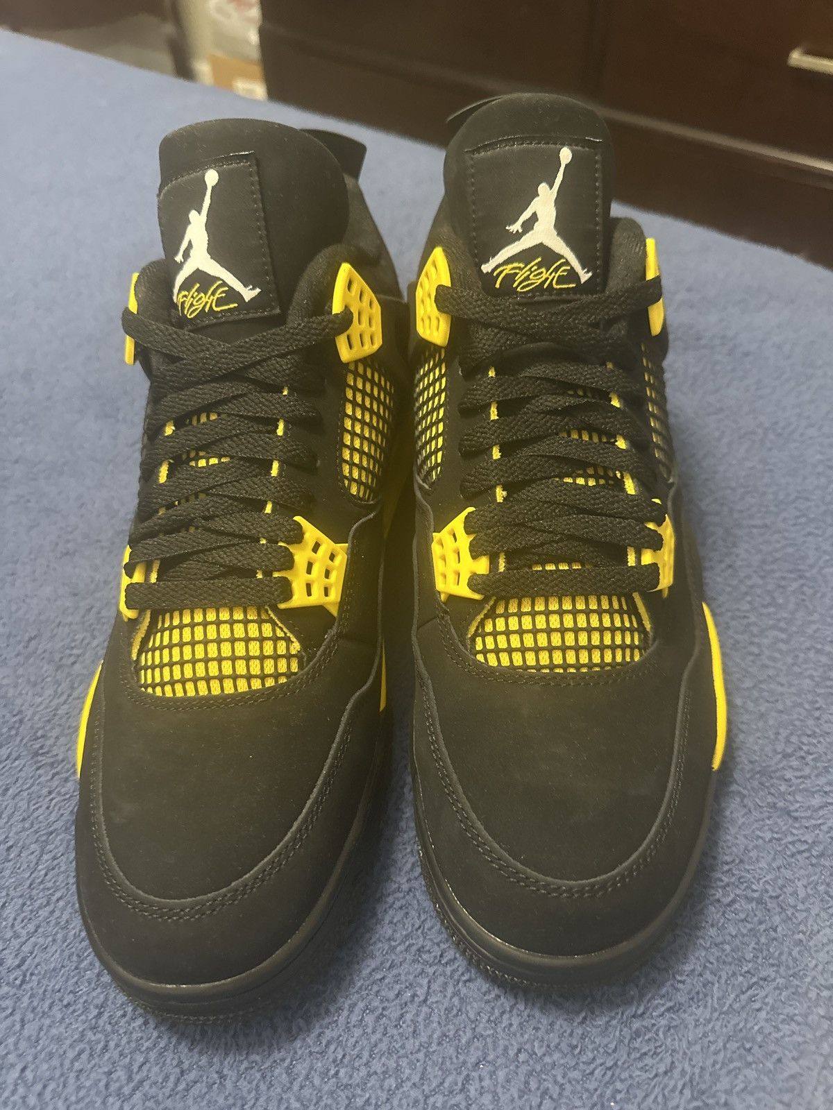 Jordan Brand Jordan Retro 4 Thunder Yellow Size US 11 / EU 44 - 5 Thumbnail
