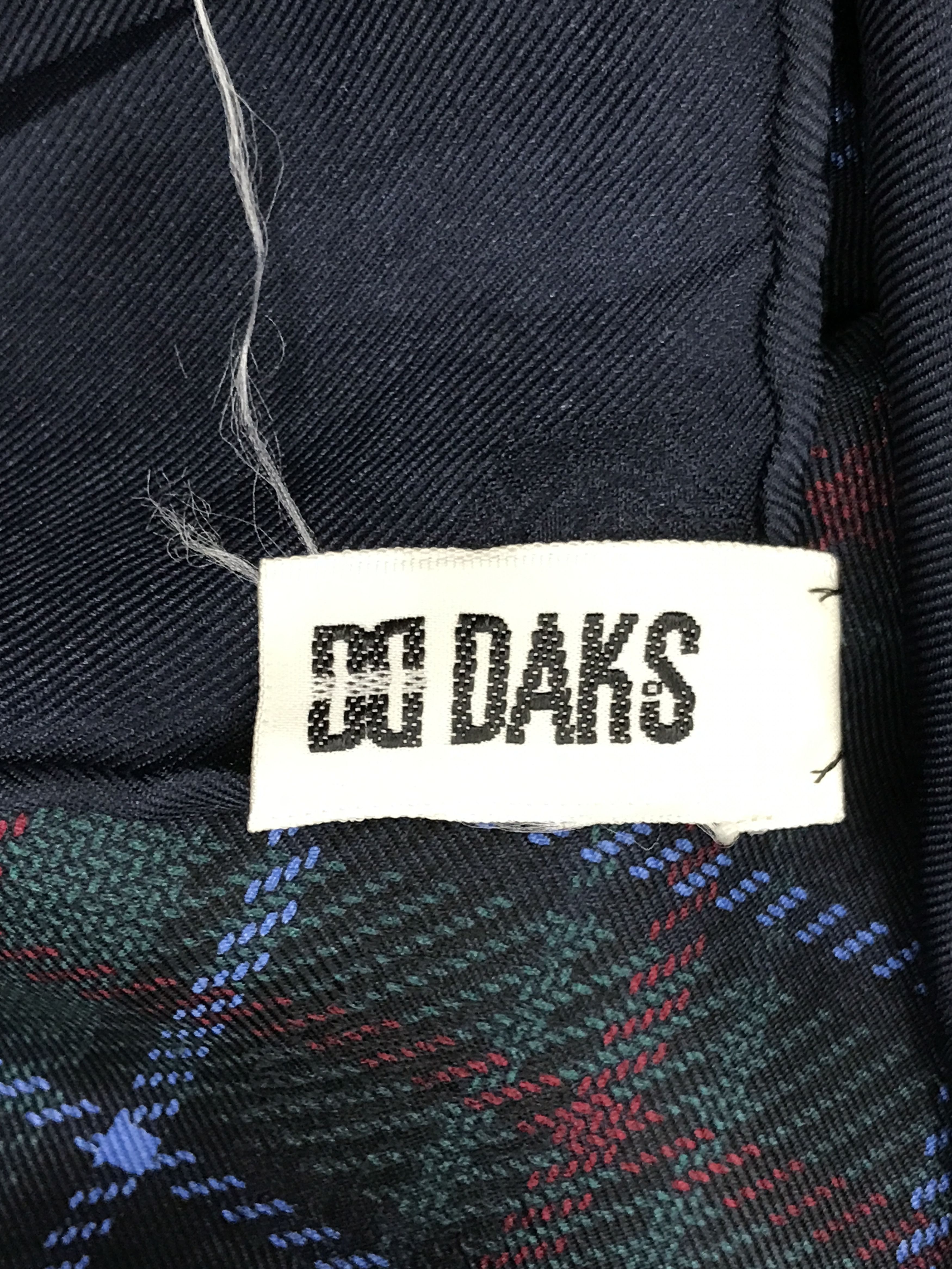 DAKS × Designer × Vintage Vintage Daks Striped Silk Scarf Size ONE SIZE - 5 Thumbnail