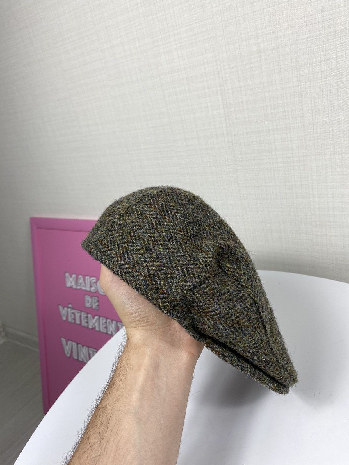 Harris Tweed Harris Tweed John Rocha Flat Cap Size ONE SIZE - 2 Thumbnail