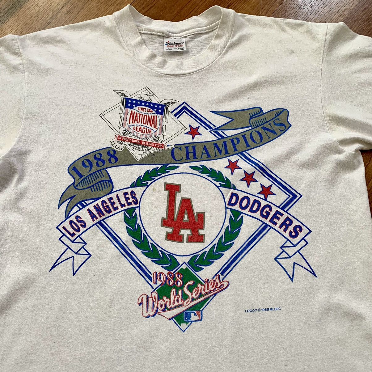 MLB Vintage La Dodgers World Champions 1988 Size US L / EU 52-54 / 3 - 2 Thumbnail