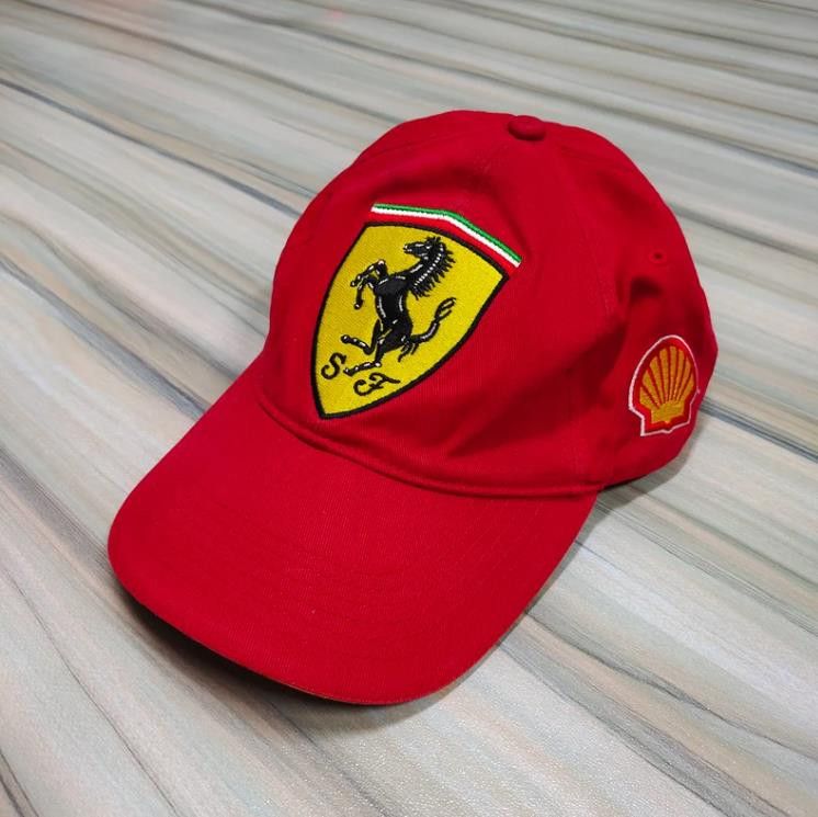 Ferrari × Vintage Scuderia Ferrari Shell Helix vintage Cap Size ONE SIZE - 1 Thumbnail
