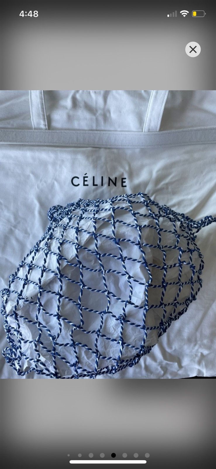 Celine CELINE fishnet bag Size ONE SIZE - 5 Thumbnail