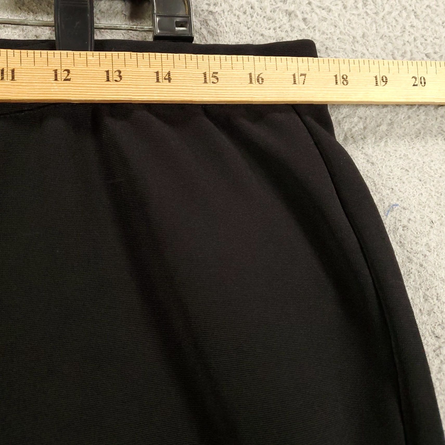 Vintage Chicos Pullon Pants Womens Size Large Short Black Stretch Wide Leg Size 36" / US 14 / IT 50 - 2 Thumbnail