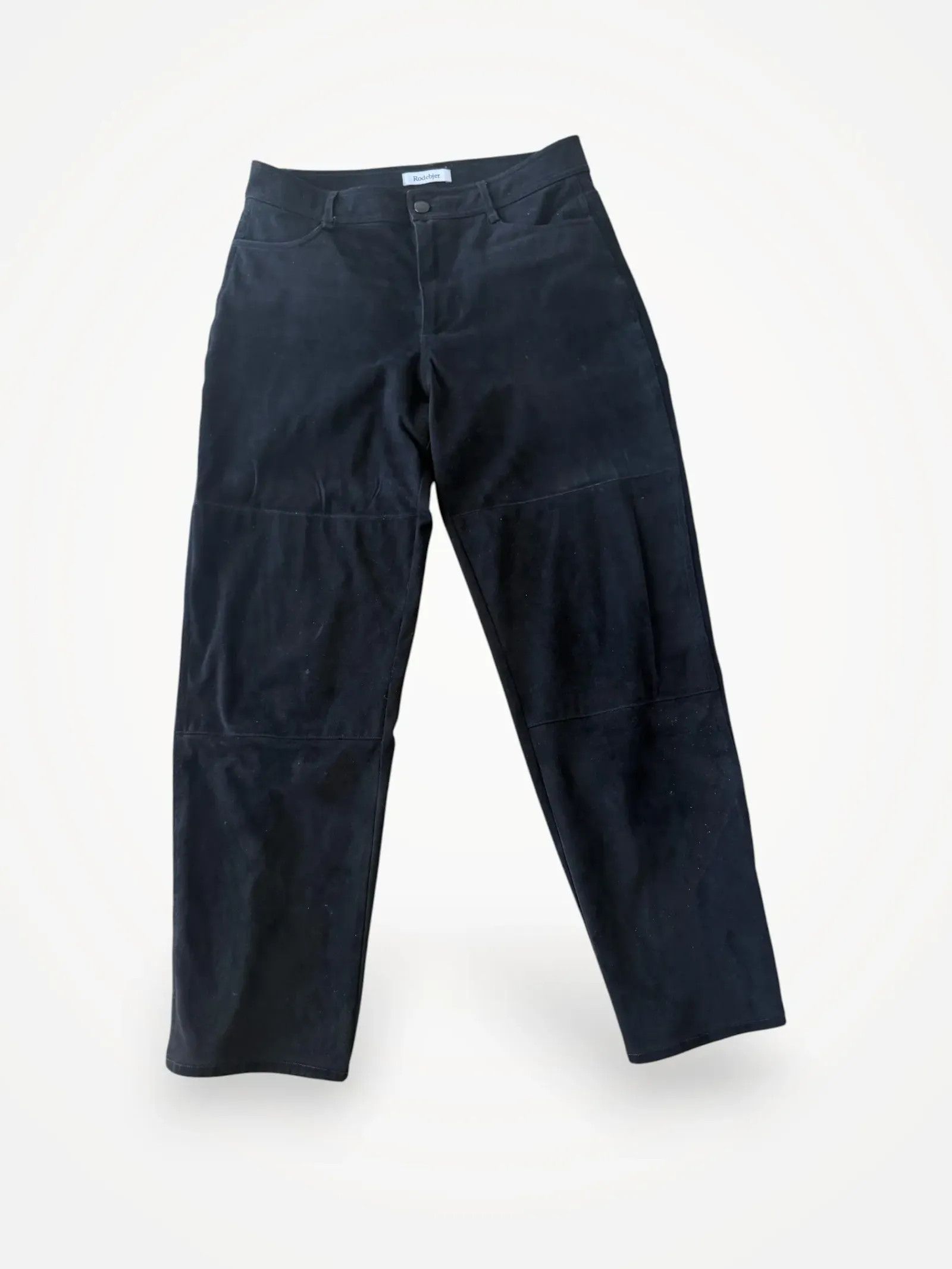 Rodebjer Rodebjer Eszti Suede Pants Size 27" / US 4 / IT 40 - 1 Thumbnail