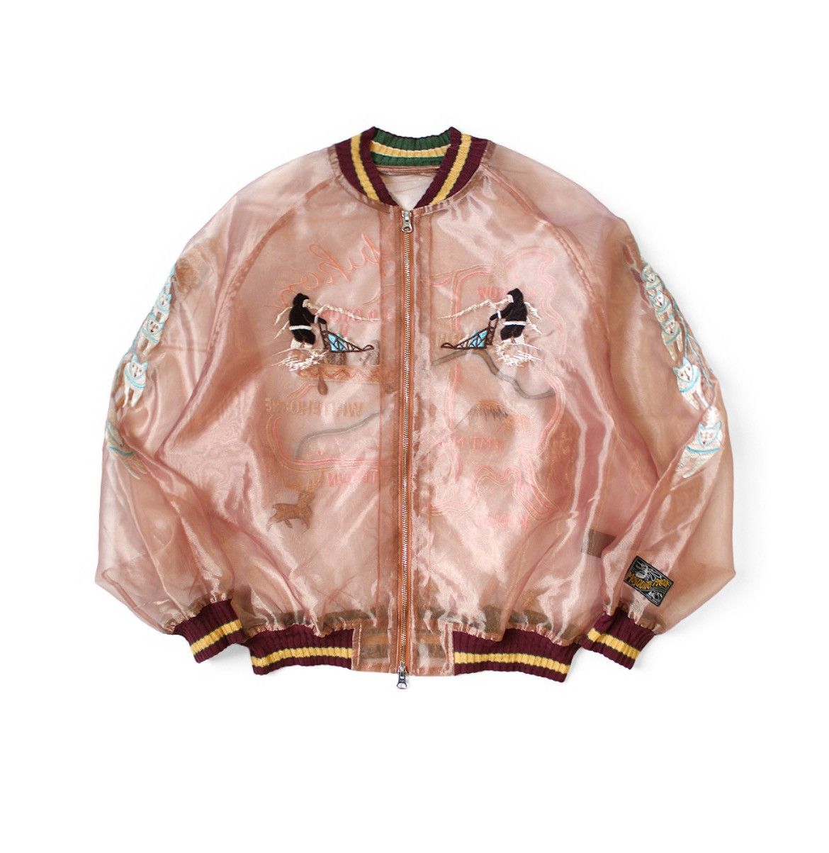 Kapital キャピタル Kung Fu Ainu Satin Jacket USED KAPITAL CAPITAL KUNG FU AINU SATIN JACKET GOOD M-C0C0