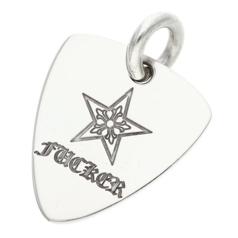 Chrome Hearts 2002 'Fuck You' Guitar Pick Pendant | Grailed