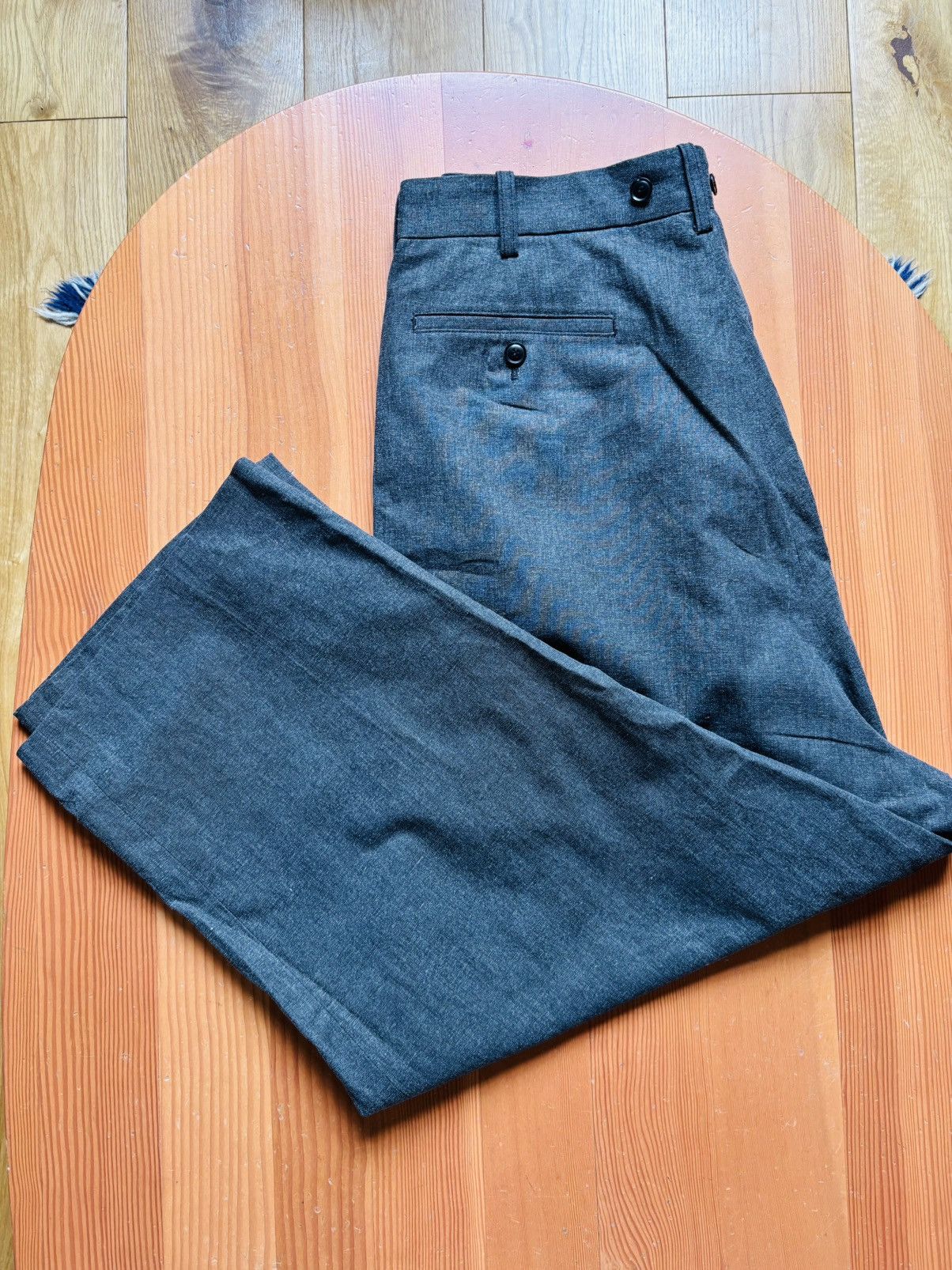 Yohji Yamamoto Yohji Yamamoto Grey Sarouel Trousers Size US 34 / EU 50 - 3 Thumbnail