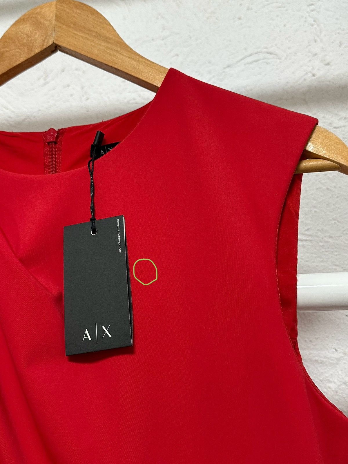 Armani Exchange Armani Exchange Women’s Red Dress Size M Elegant Knee-Length Size M / US 6-8 / IT 42-44 - 4 Thumbnail