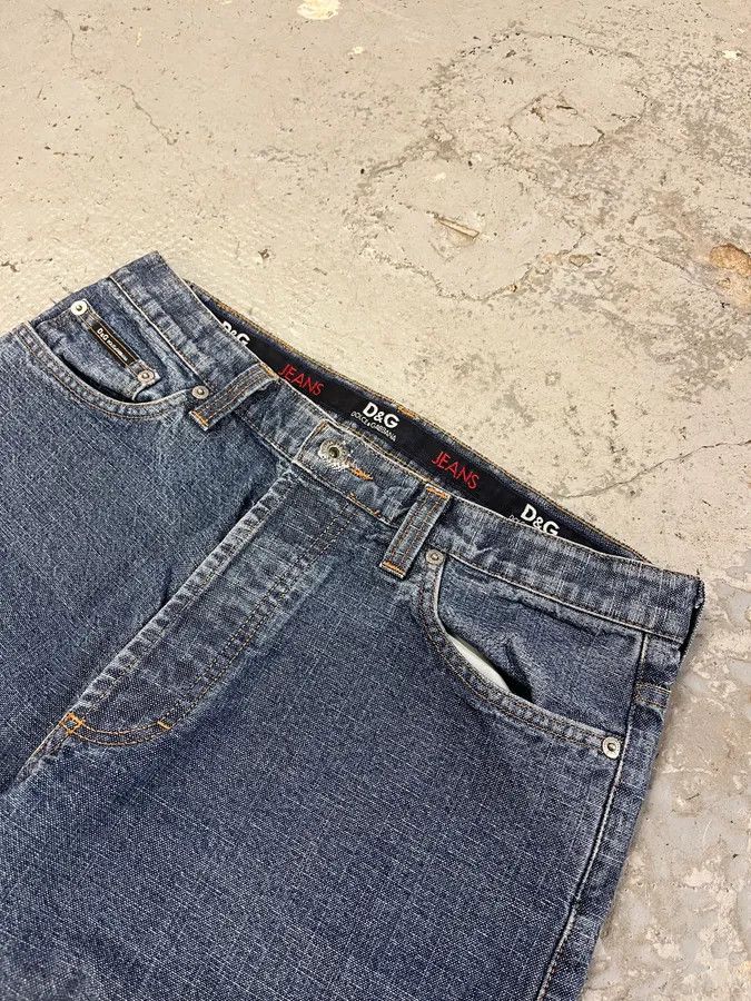 Dolce & Gabbana 2000s Dolce & Gabbana Raw Blue Denim Jeans Size US 31 - 6 Thumbnail