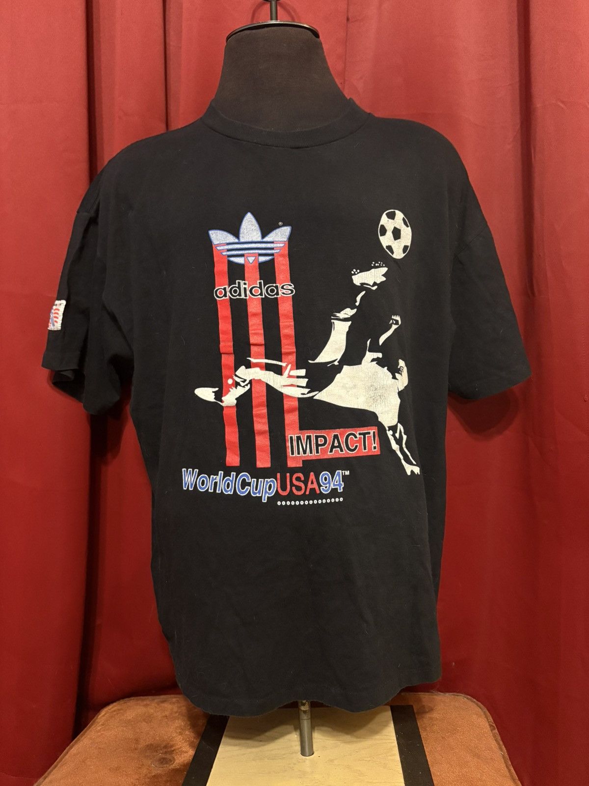 Adidas Vintage Adidas World Cup Soccer Tshirt 90’s Football Grail Size US XL / EU 56 / 4 - 1 Thumbnail