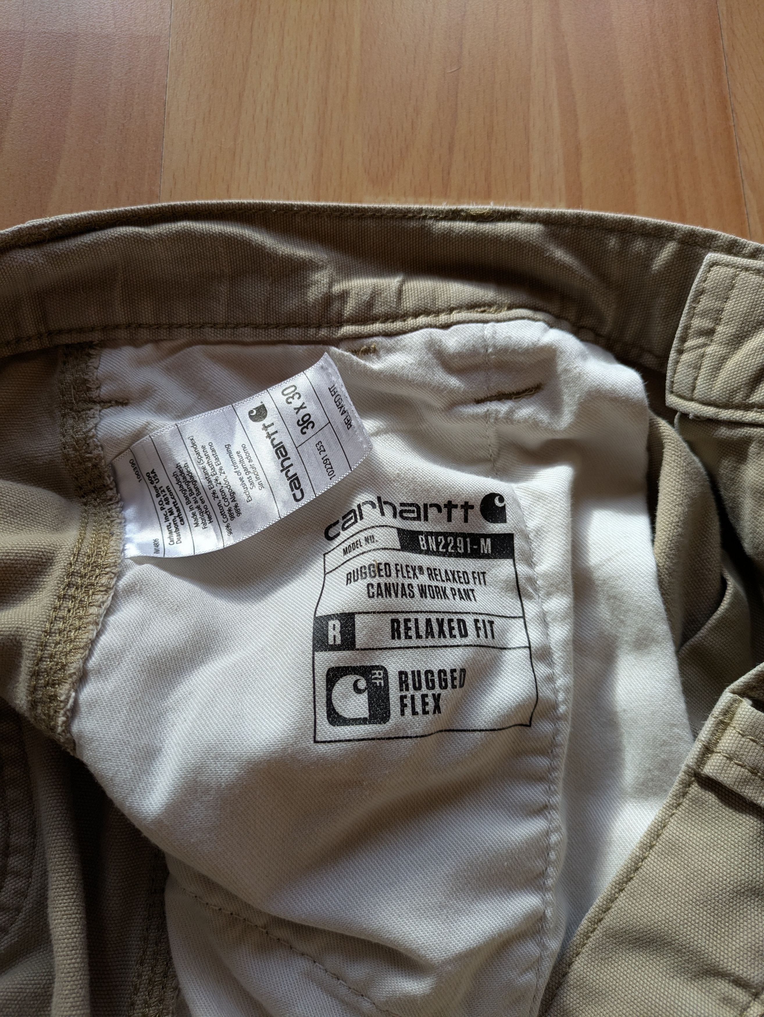 Carhartt Carhartt Beige Canvas Work Pants Vintage Utility Fit Size US 30 / EU 46 - 10 Thumbnail