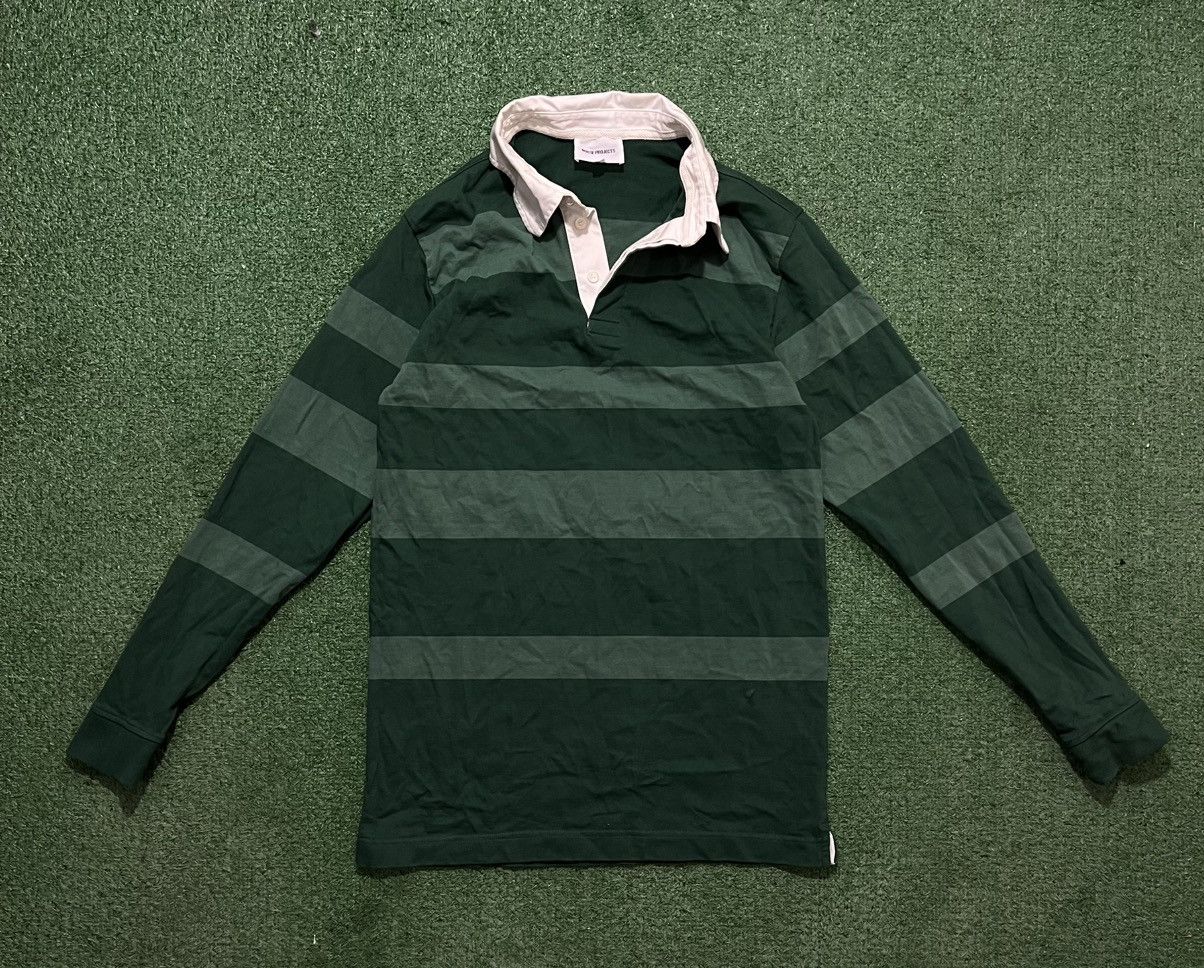 Norse Projects Norse Projects Ruben Polo Sweatshirt Striped Size US S / EU 44-46 / 1 - 1 Thumbnail