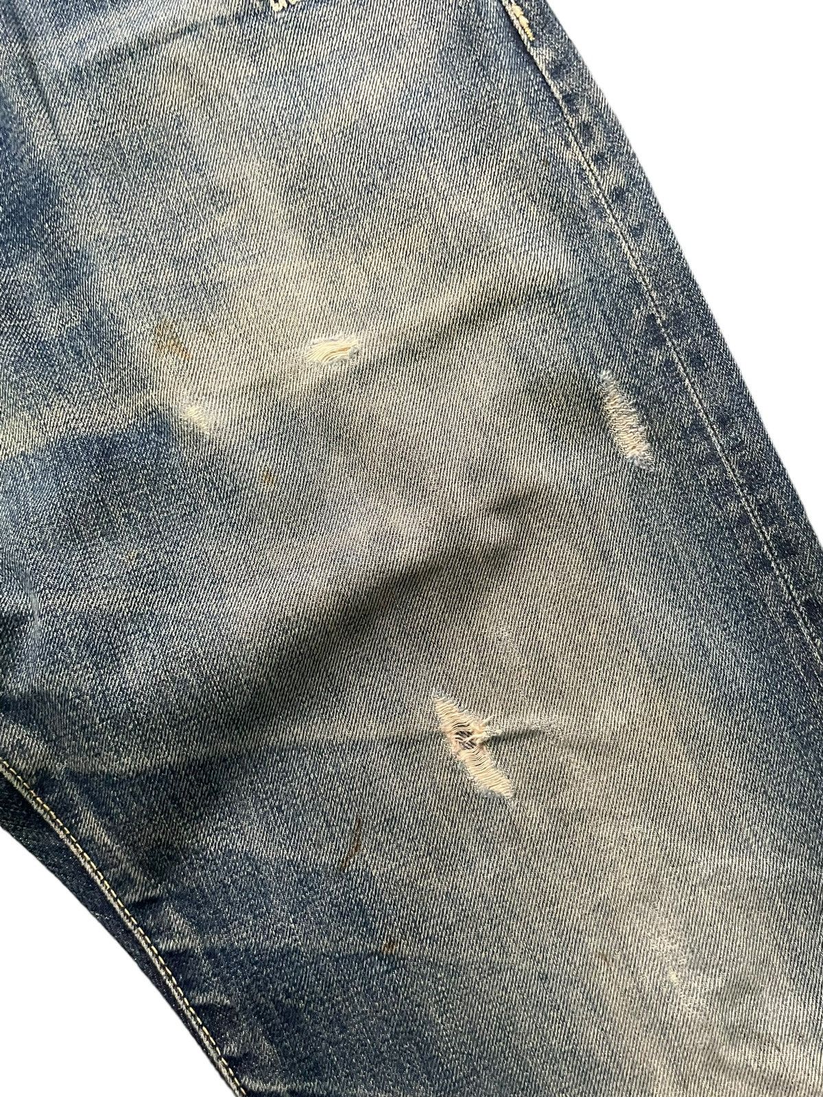 Japanese Brand Subciety Selvedge Distresed Denim Size US 34 / EU 50 - 5 Thumbnail