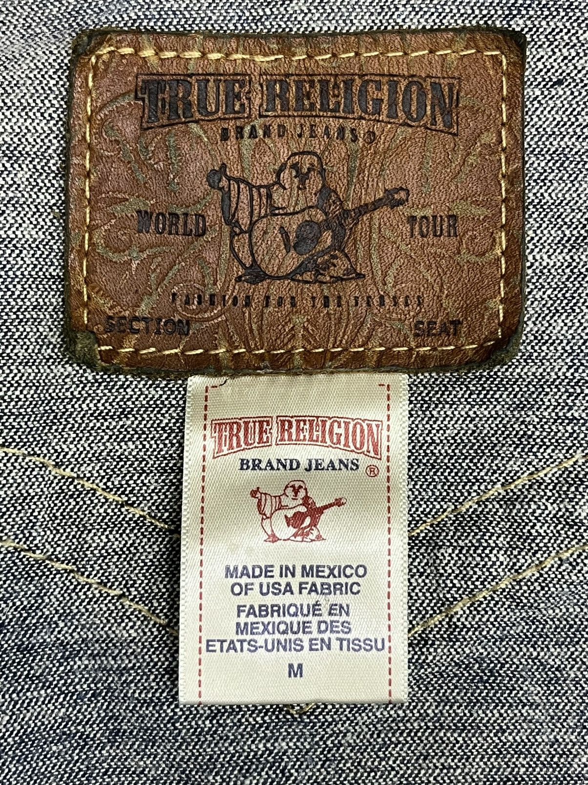 True Religion 🔥TRUE RELIGION KIDS SERAPE CUSTOM DENIM JACKET Size US XXS / EU 40 - 12 Thumbnail