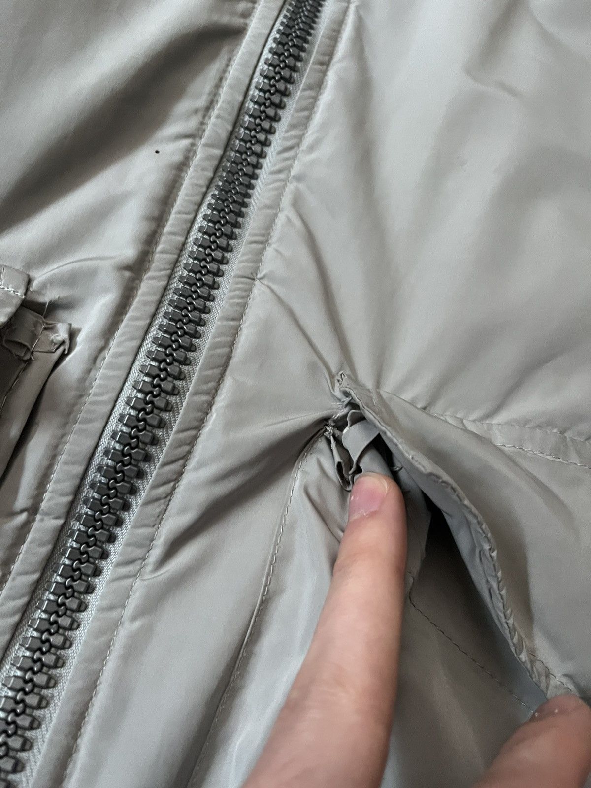Our Legacy Our Legacy Silver Bullet puffer funnel jacket grey Size US M / EU 48-50 / 2 - 9 Thumbnail
