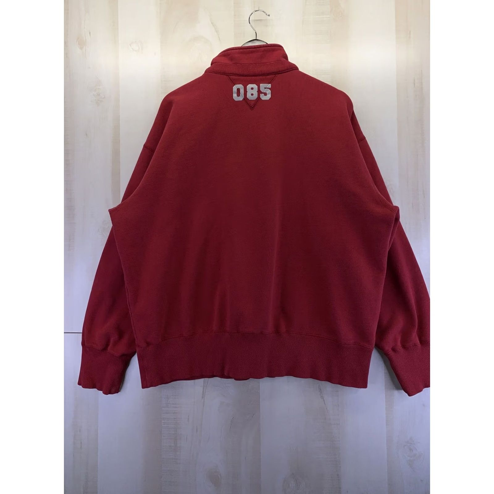 Tommy Hilfiger VINTAGE Tommy Hilfiger Athletics Mens Red 1/4 Zip Sweatshirt Pullover XL-6702 Sweatshirt Hoodie Pullover Long Sleeve Zip Mock Neck 90s Mens Size US XL / EU 56 / 4 - 7 Thumbnail