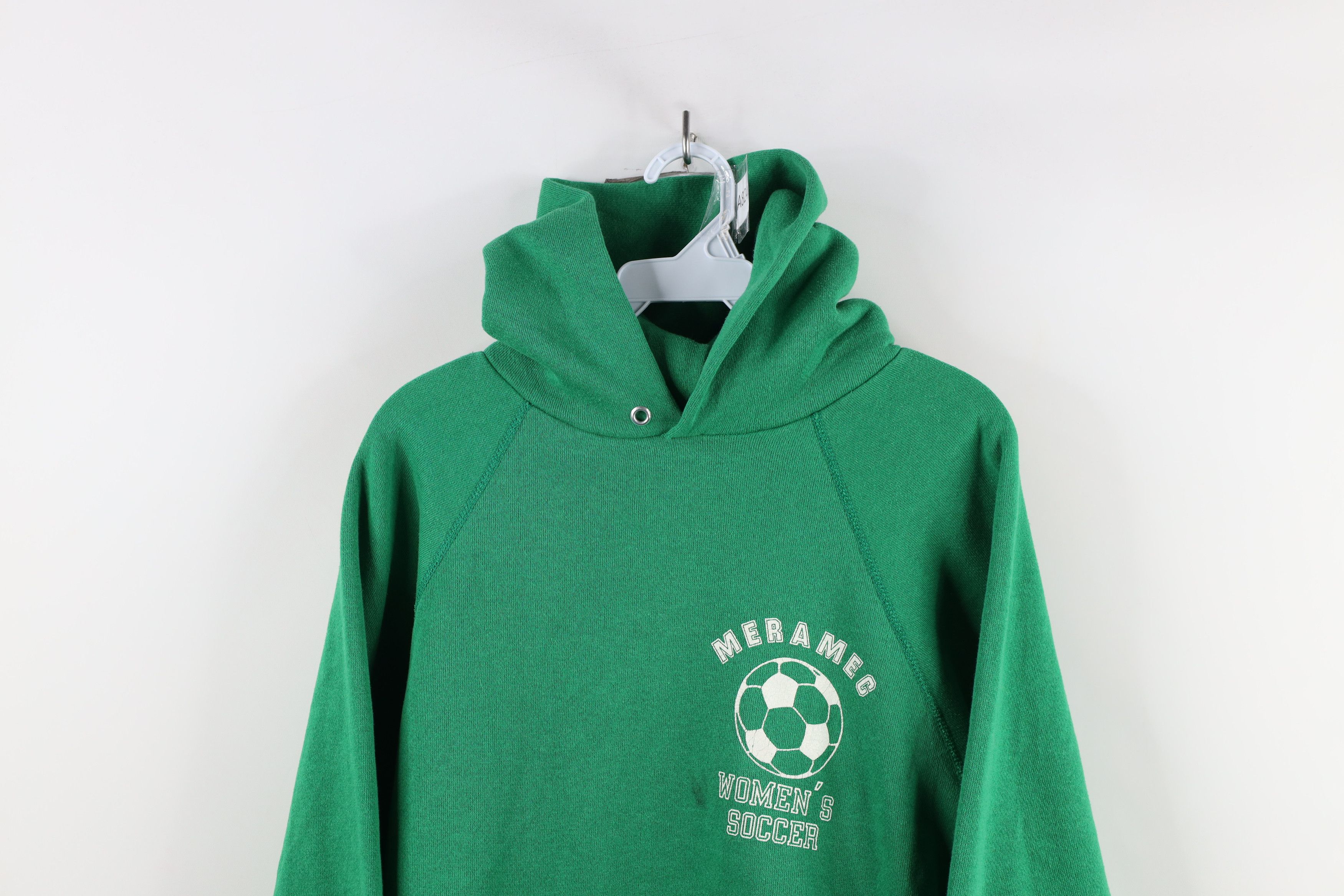 Vintage Vintage 70s 80s Gusset Soccer Hoodie Sweatshirt Green USA Size XL / US 12-14 / IT 48-50 - 2 Thumbnail