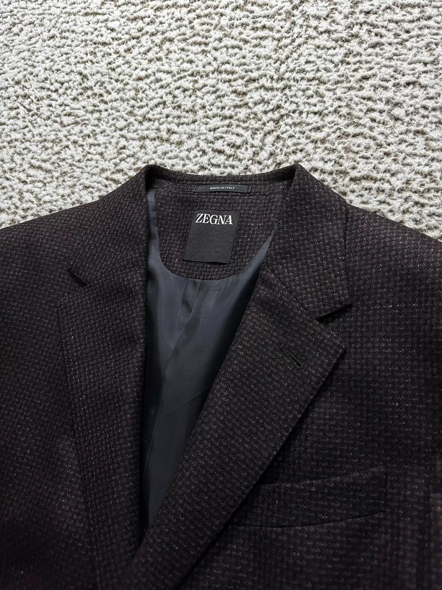 Ermenegildo Zegna ZEGNA Big Logo New Cashmere-Linen Suit 52 Italy Size 52R - 3 Thumbnail