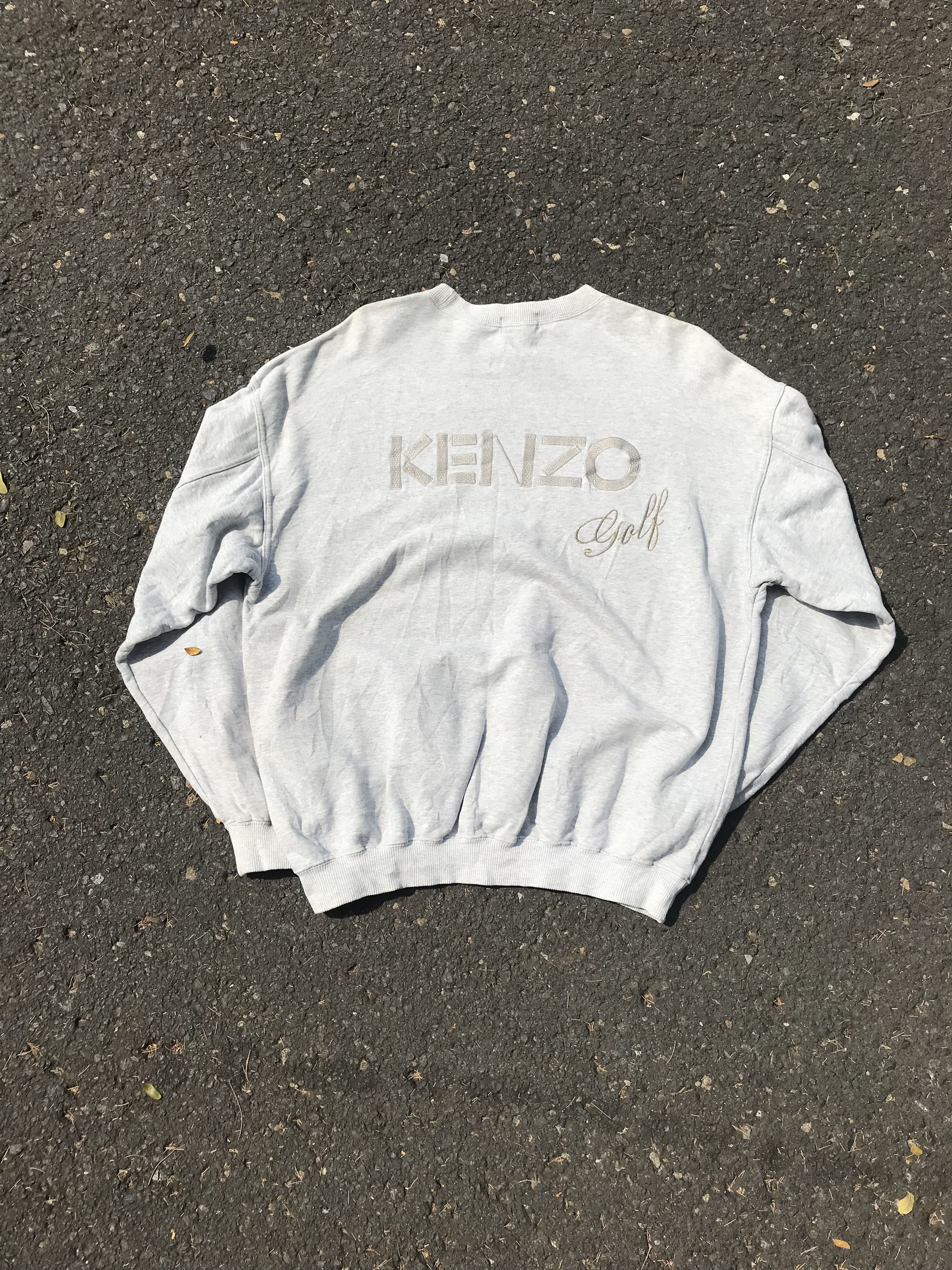 Designer × Kenzo × Vintage Vtg kenzo golf sweatshirt Size US XL / EU 56 / 4 - 1 Thumbnail