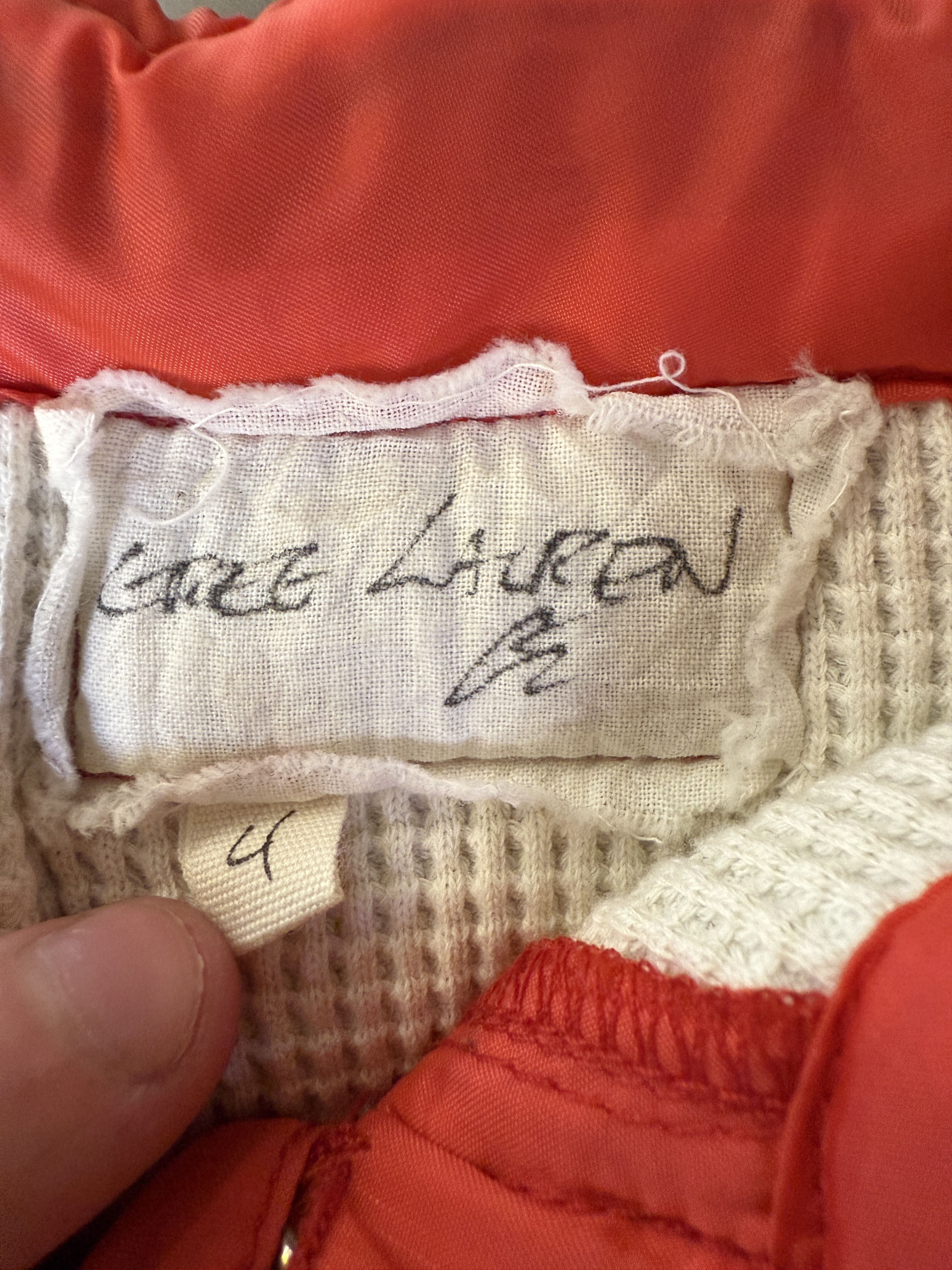 Greg Lauren Greg Lauren Red Puffy Zip Pant Size US 36 / EU 52 - 3 Thumbnail