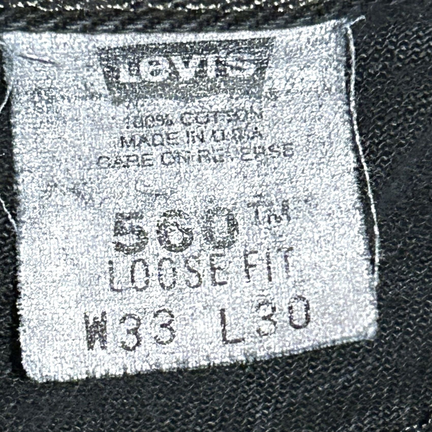 Levi's VINTAGE Levi’s 560 Shorts Womens 32 Black Denim Cutoff 2” Inseam Size 24" / US 00 / IT 34 - 5 Thumbnail