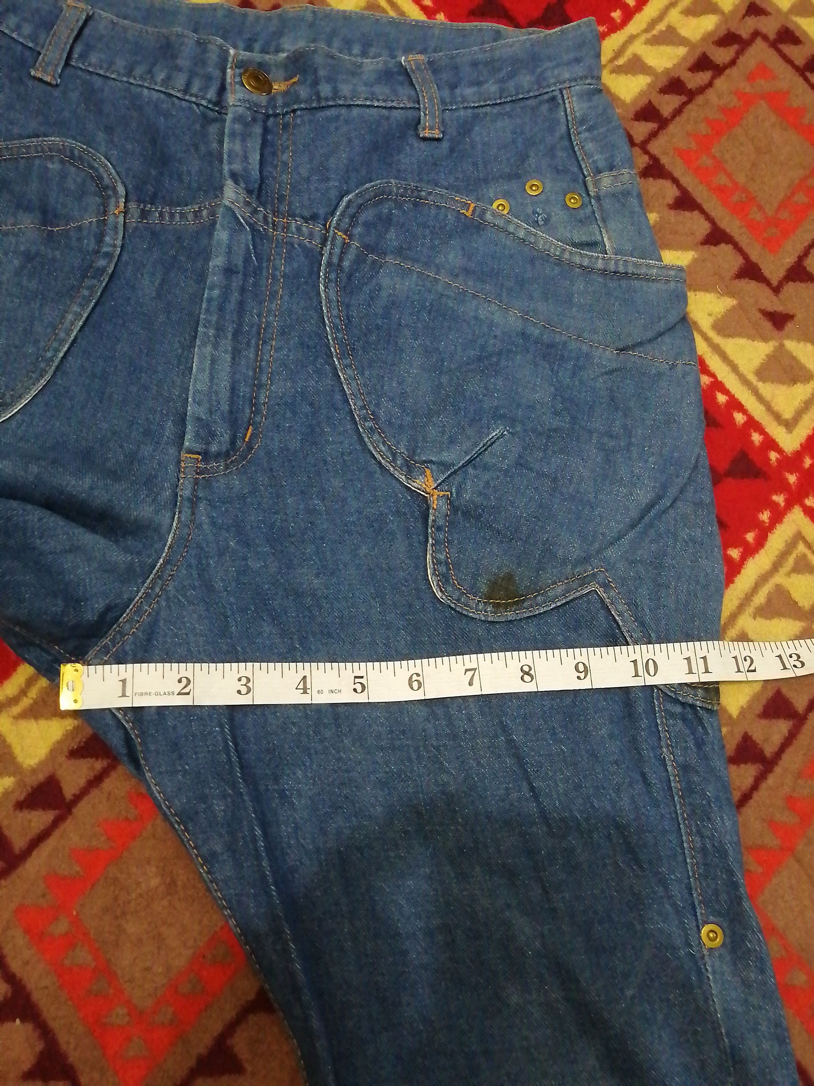 Issey Miyake × Japanese Brand × mercibeaucoup Issey miyake mercibeaucop denim Size US 30 / EU 46 - 15 Thumbnail