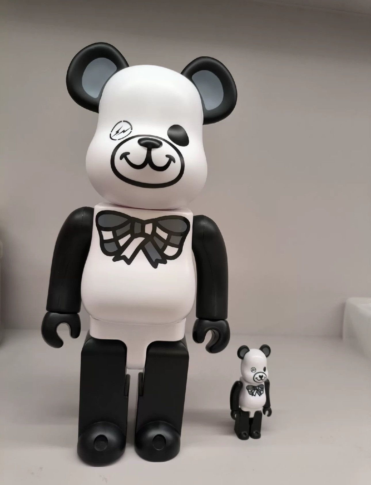 BE@RBRICK FREEMASONRY fragment 100％400%白 Medicom x Freemasonry x Fragment Design White 100% 400