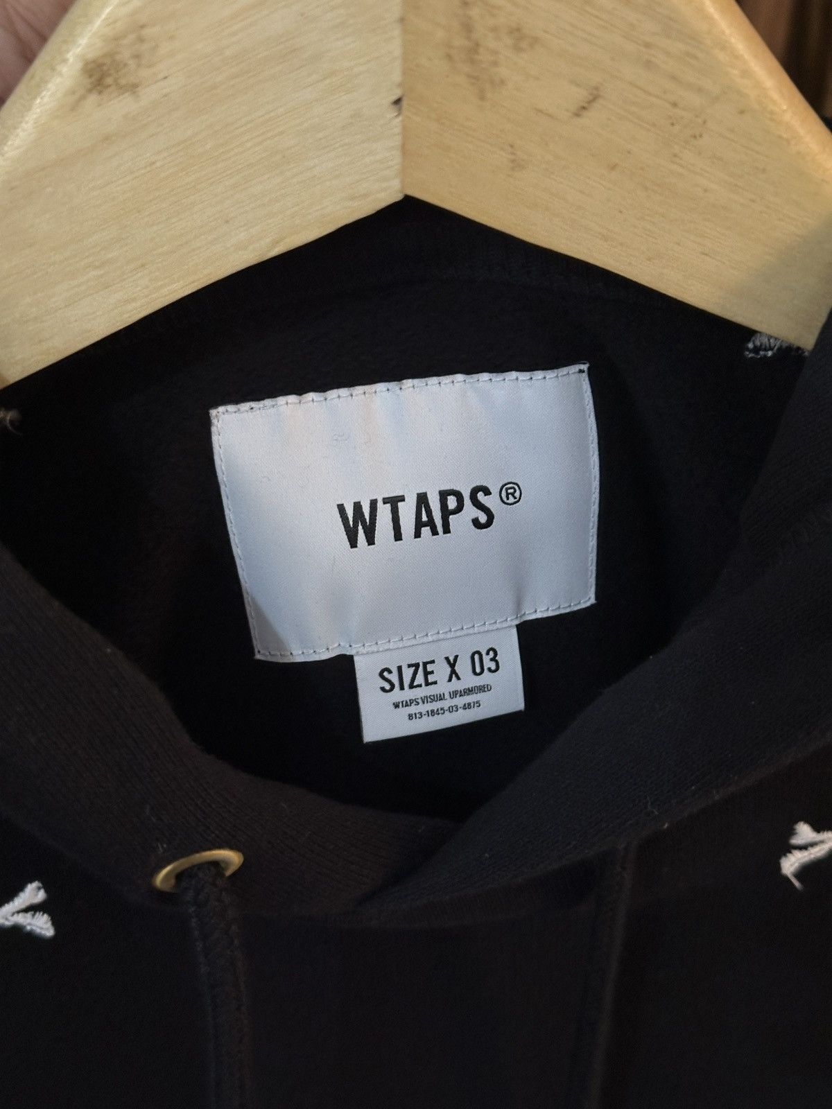 Wtaps WTAPS Acne Bones hoodie Size US L / EU 52-54 / 3 - 3 Thumbnail