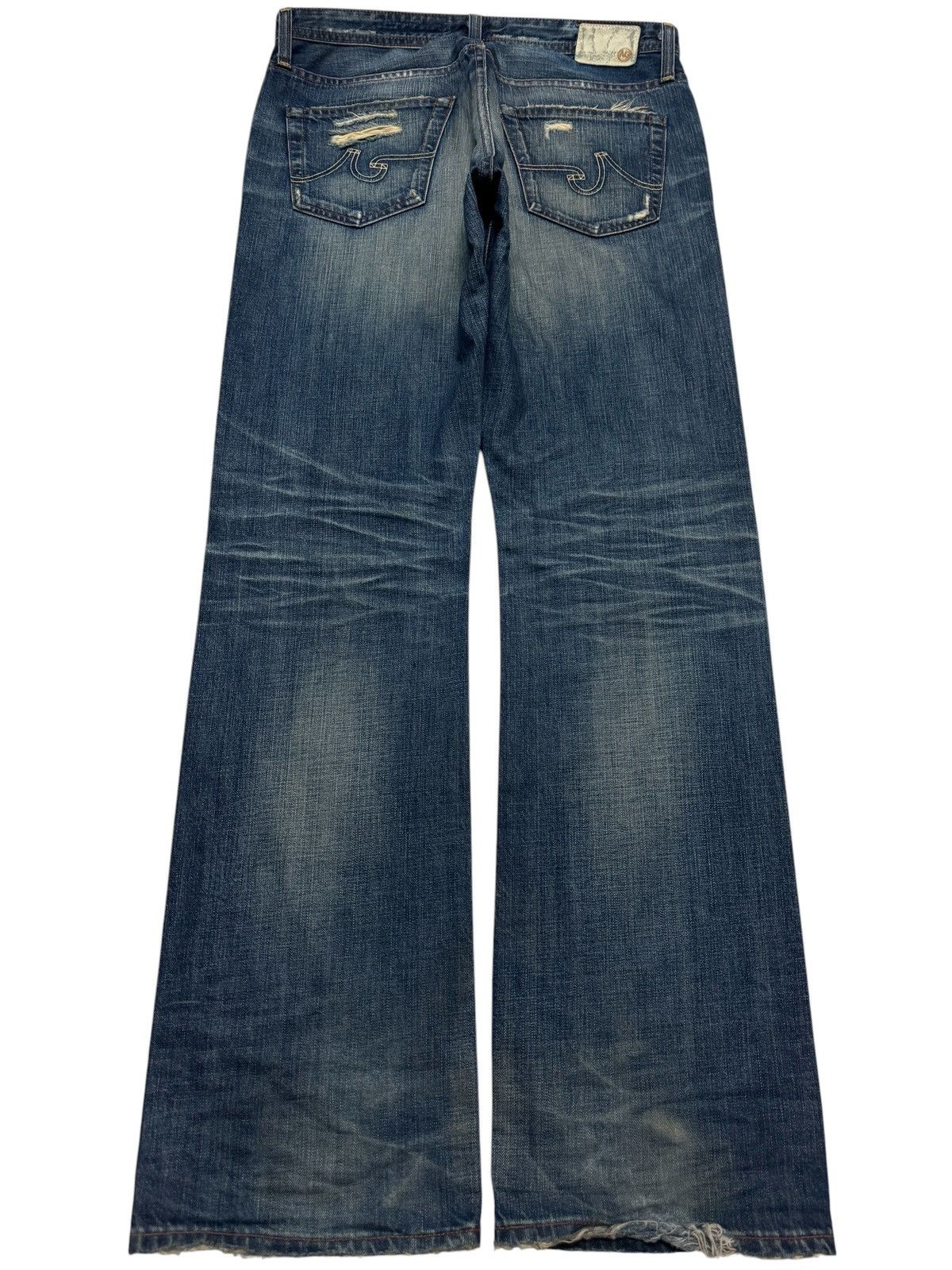 If Six Was Nine AG ADRIANO GOLDSCHMIED GRUNGE RUSTY CLAWMARK MUDWASH DISTRES Size US 32 / EU 48 - 3 Thumbnail