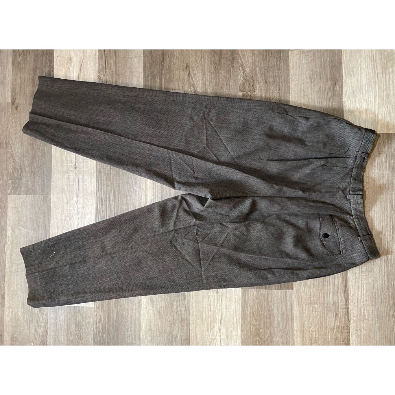 Lafayette 148 Lafayette 148 New York *CHECK BRUSHED WOOL GATES Straight PA Size 34" / US 12 / IT 48 - 9 Thumbnail