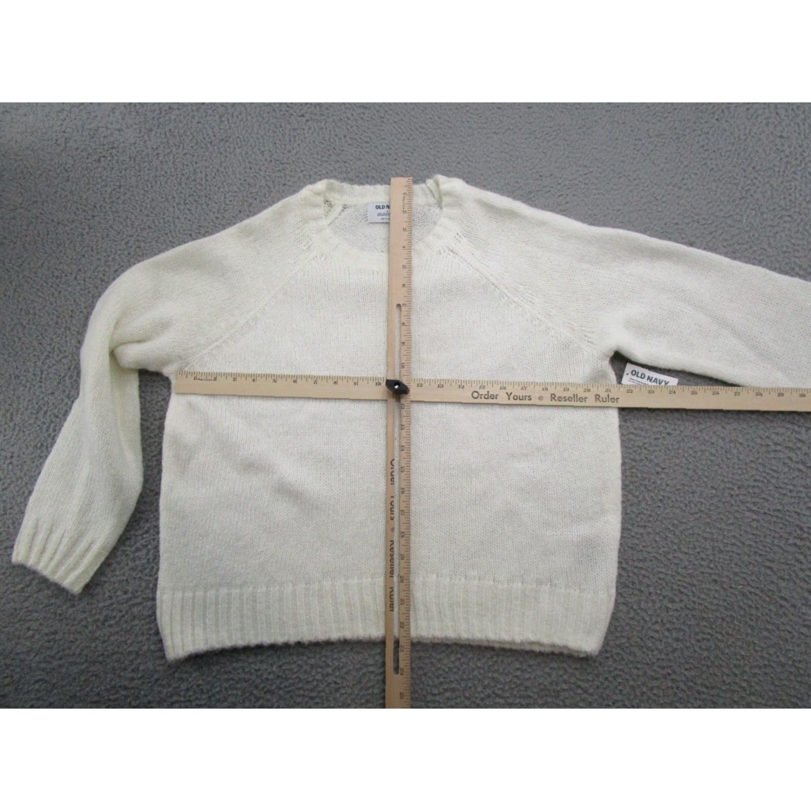Old Navy Old Navy White Sweater Wool Blend Size S NEW Women's Pullover Soft Recycled Material Size S / US 4 / IT 40 - 6 Thumbnail