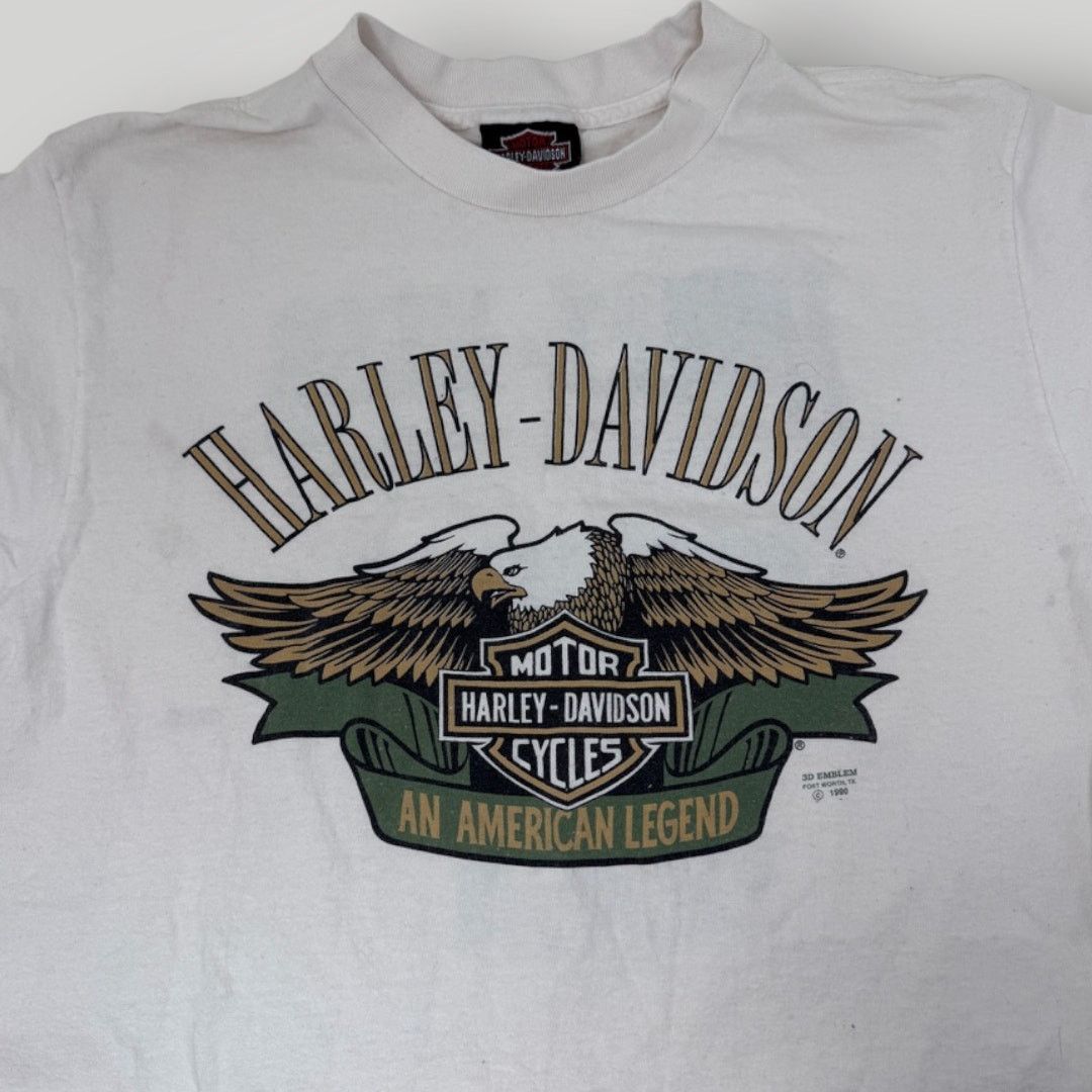 Harley Davidson Vintage Top Harley Davidson Berlin 3D Emblem 1990s T-shirt Size US S / EU 44-46 / 1 - 1 Thumbnail