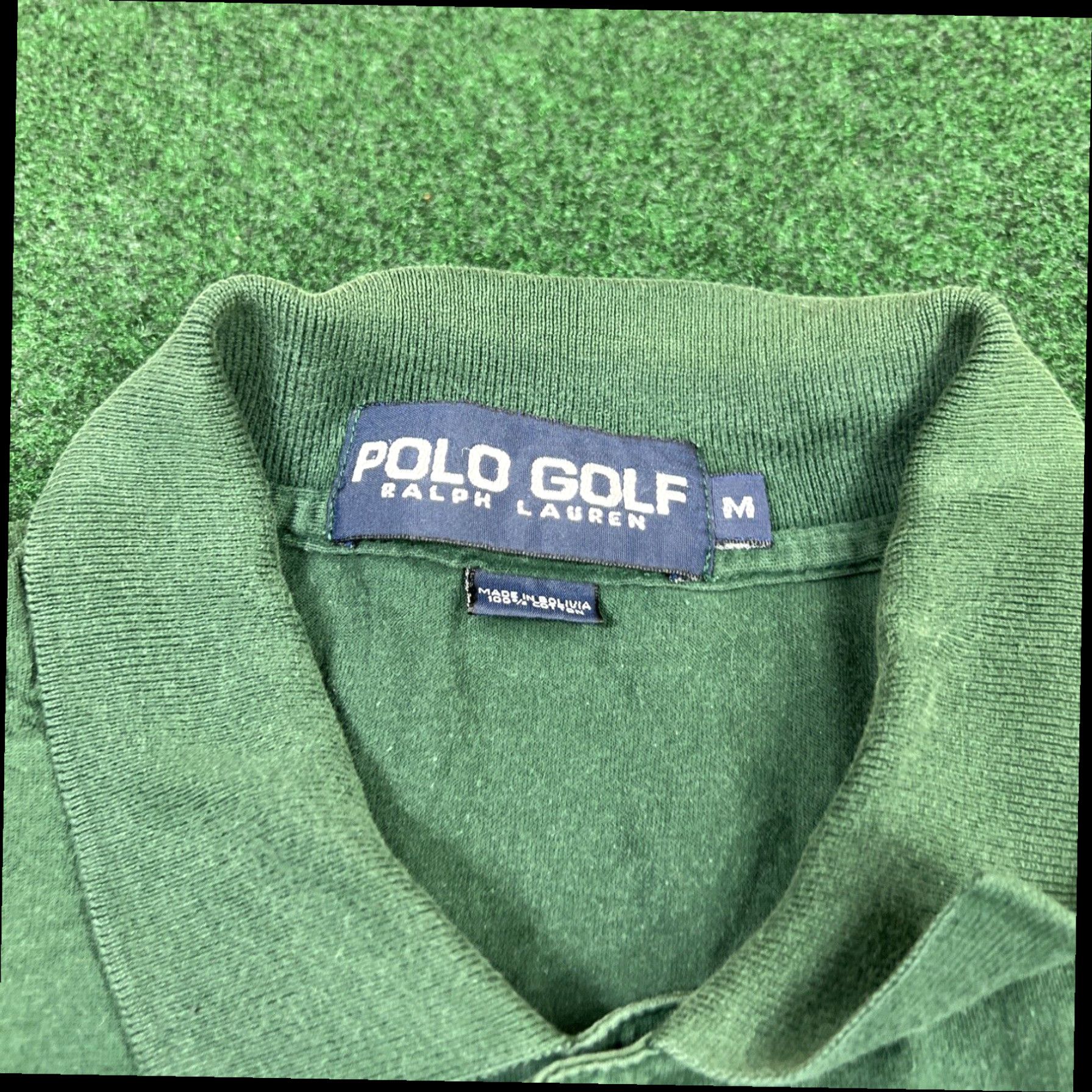 Polo Ralph Lauren Vintage Polo Ralph Lauren Short Sleeve Collared Embroidered Shirt Size Med Green Size US M / EU 48-50 / 2 - 6 Thumbnail