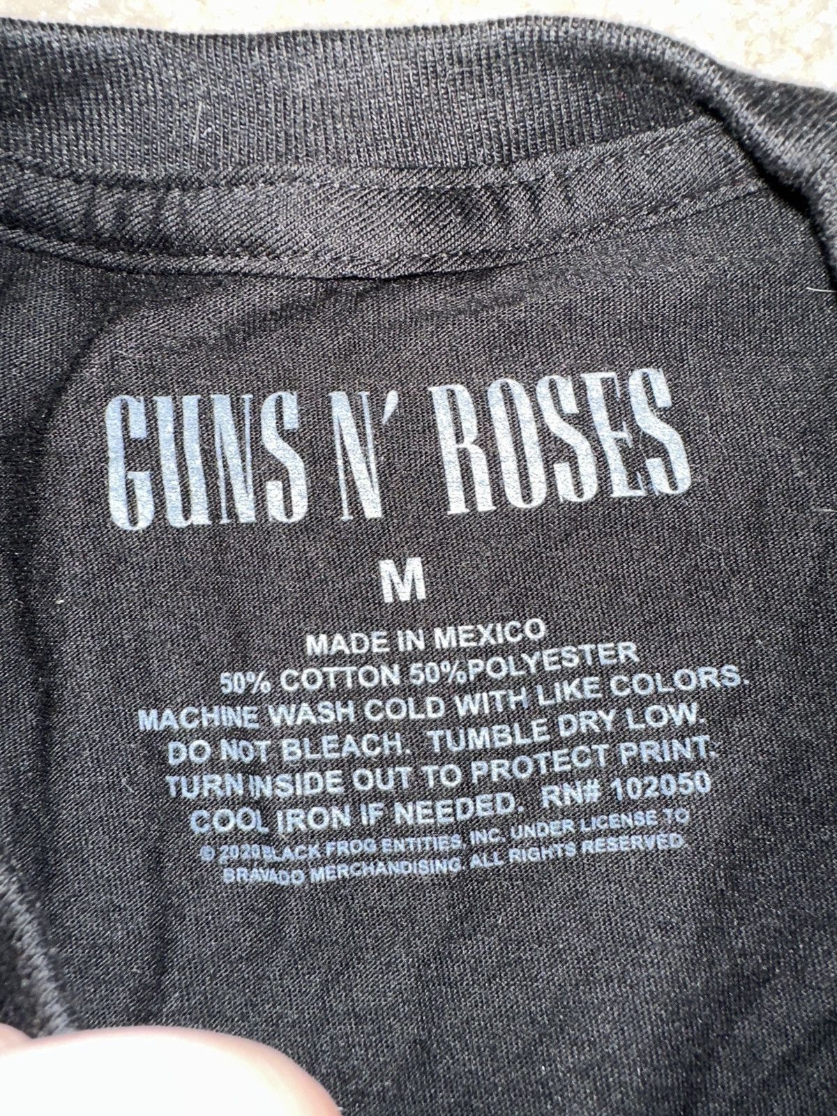 Band Tees Guns N’ Roses Logo Black Band Tee Vintage Size US M / EU 48-50 / 2 - 3 Thumbnail