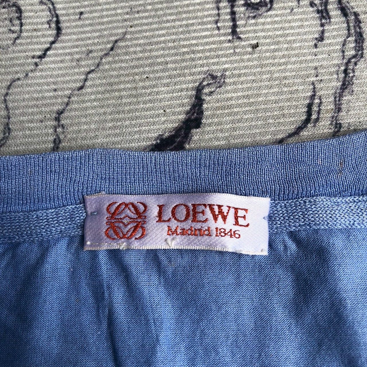 Loewe Loewe Anagram Embroidered Stripe Tee Size US M / EU 48-50 / 2 - 7 Thumbnail