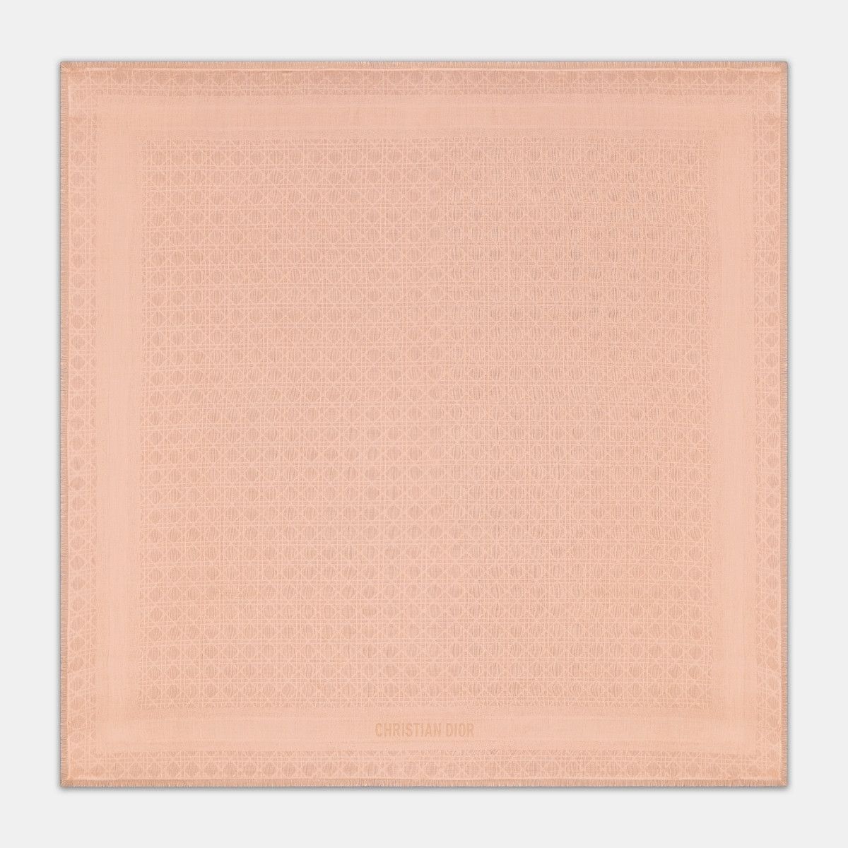 Dior o1bcso1str0226 Size:OS/Cannage Shawl in Light Beige Size ONE SIZE - 1 Thumbnail