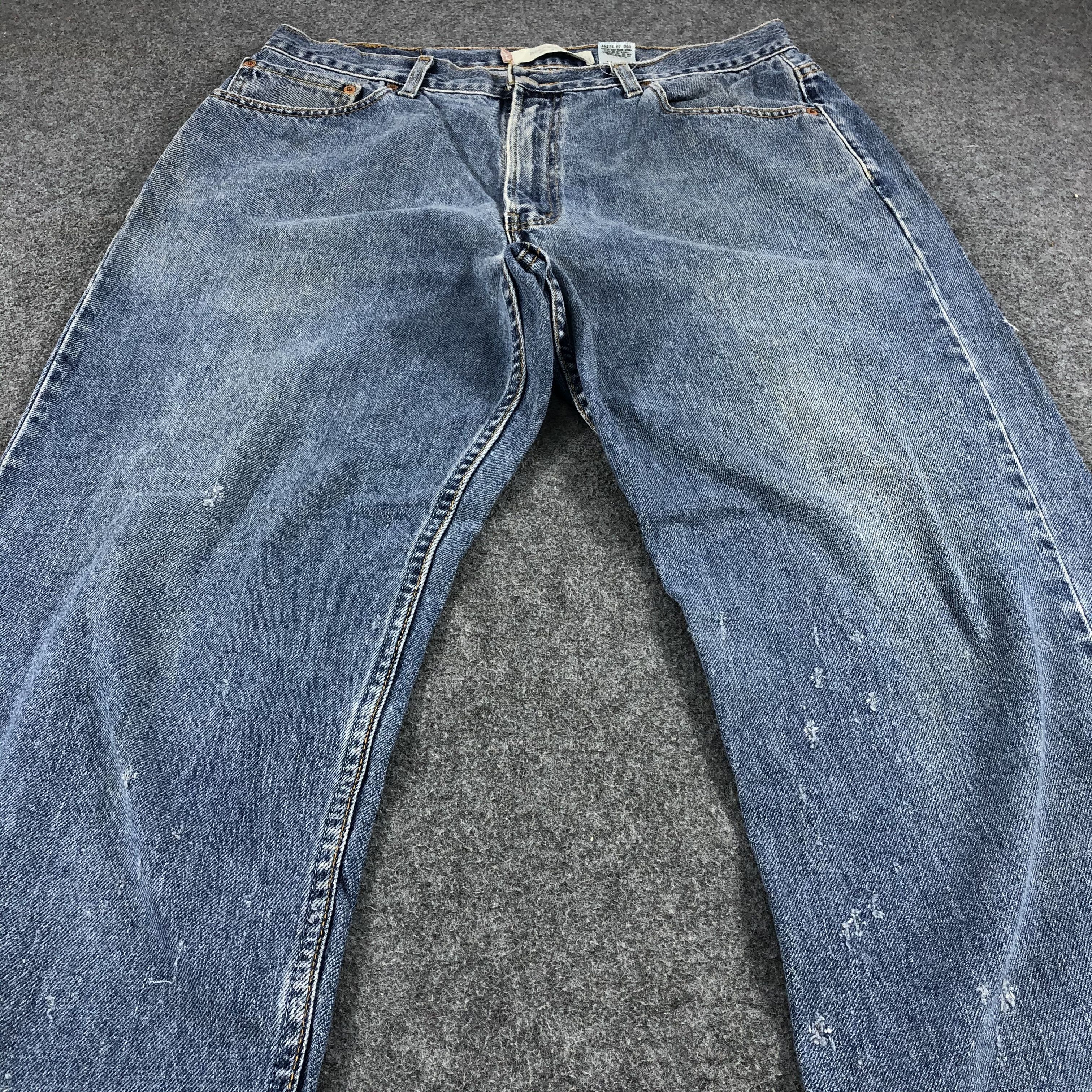 Levi's Vintage Levis 550 Denim Jeans-JM711 Size US 35 - 3 Thumbnail