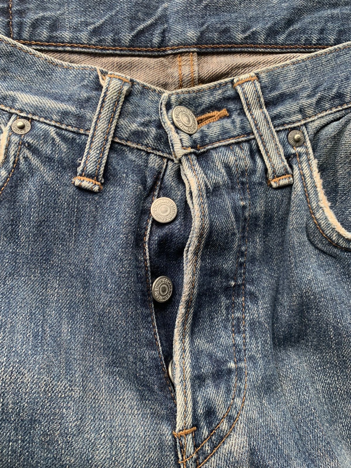 Edwin Distressed Edwin 503 blue faded. Size US 31 - 9 Thumbnail