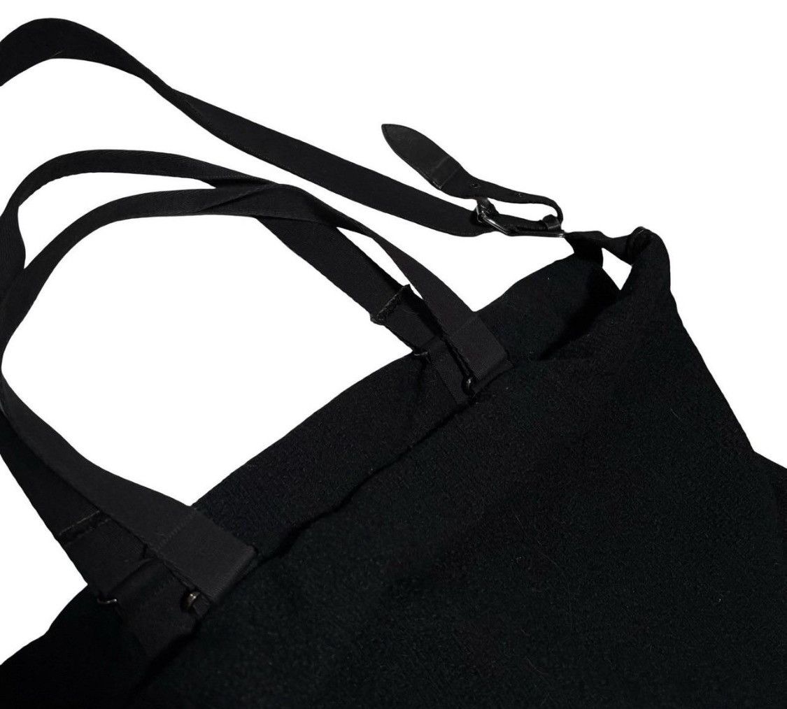 Yohji Yamamoto Yohji Yamamoto Y-3 Large Wool and Leather Bag Size ONE SIZE - 5 Thumbnail