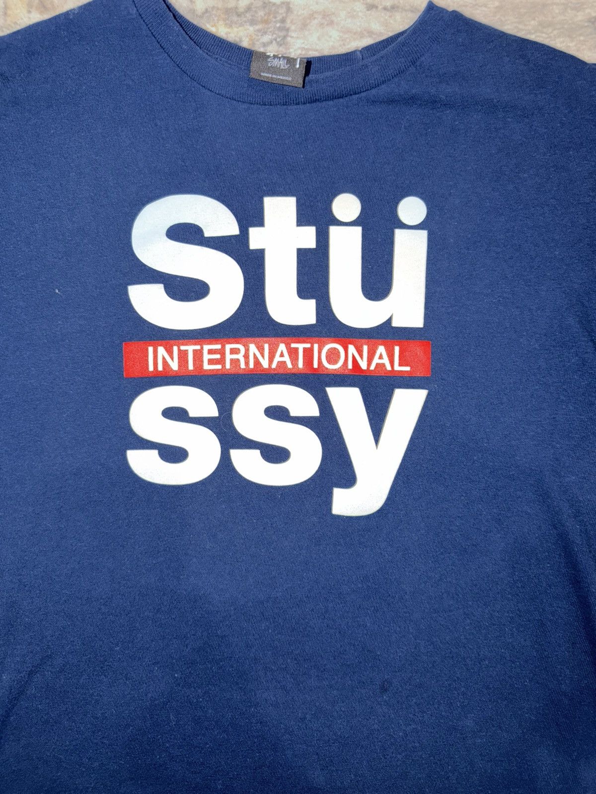 Stussy Blue Stussy International Tee Size US S / EU 44-46 / 1 - 2 Thumbnail