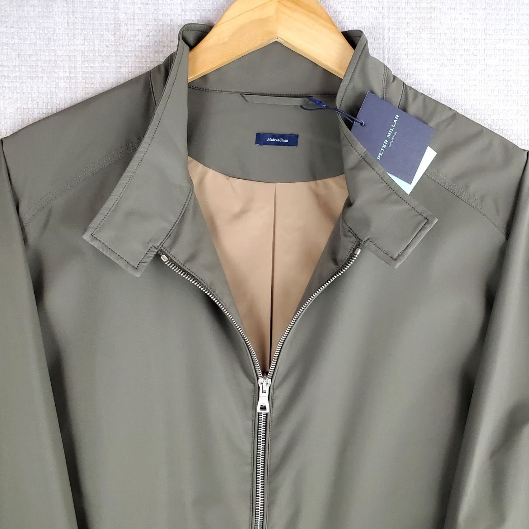 Peter Millar Peter Millar Bomber Jacket Shirt Mens L Green Wind Water Resistant Excursion Flex Flight Deck Coat Royal Crown Zip Front Pockets New With Tags Size US L / EU 52-54 / 3 - 3 Thumbnail